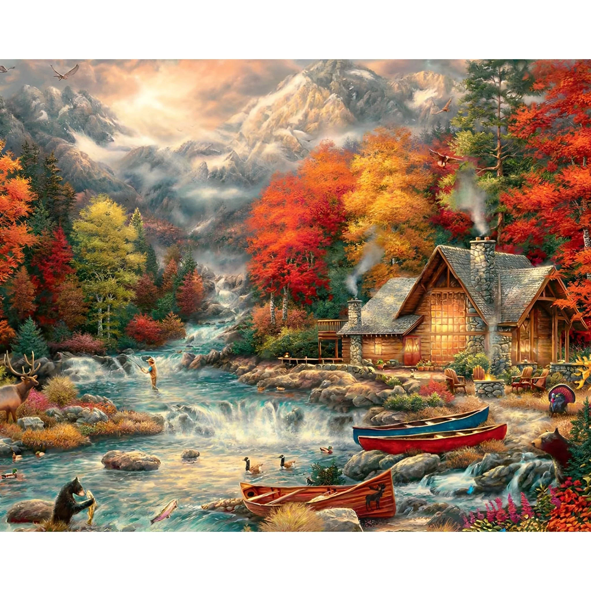 Autumn | Diamond Painting - Image 2