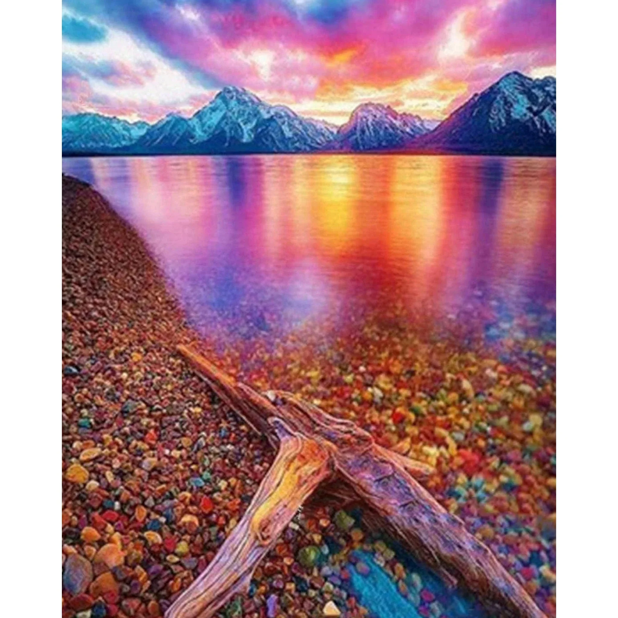 Colorful beach | Diamond Painting - Image 2