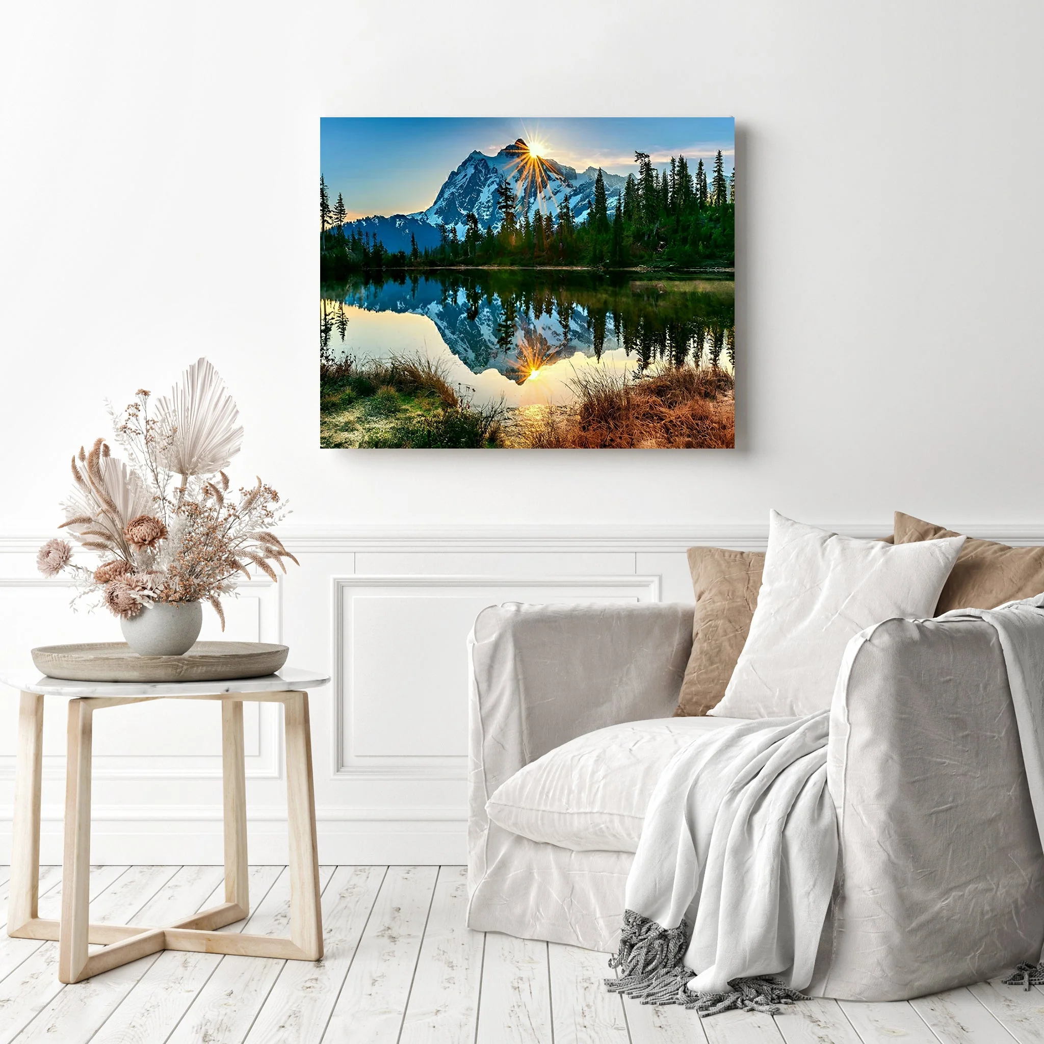 Sun Shining on Mountain | Diamond Painting - Image 3