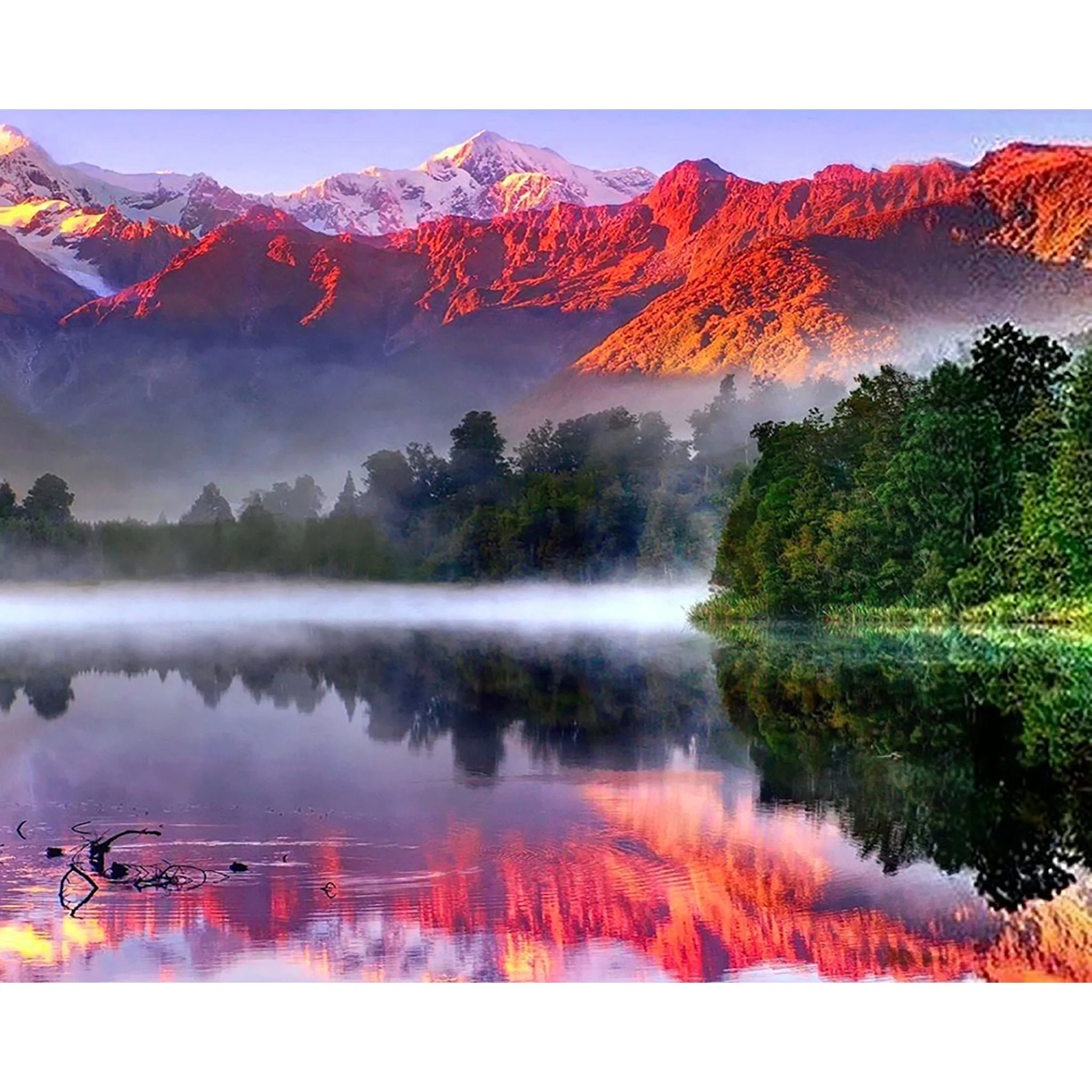 Lake Matheson | Diamond Painting - Image 2