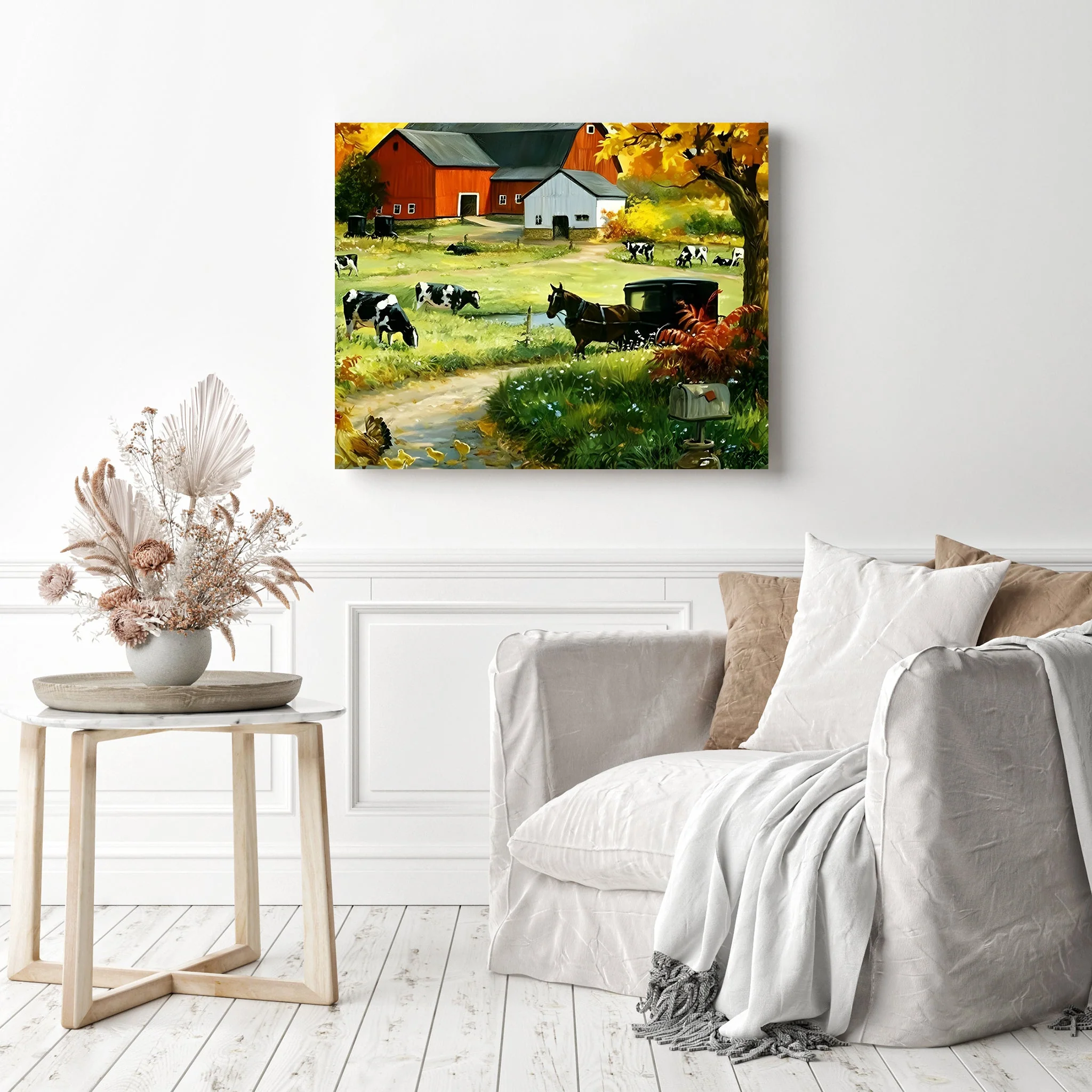 Thriving Cows Farmhouse | Diamond Painting - Image 3