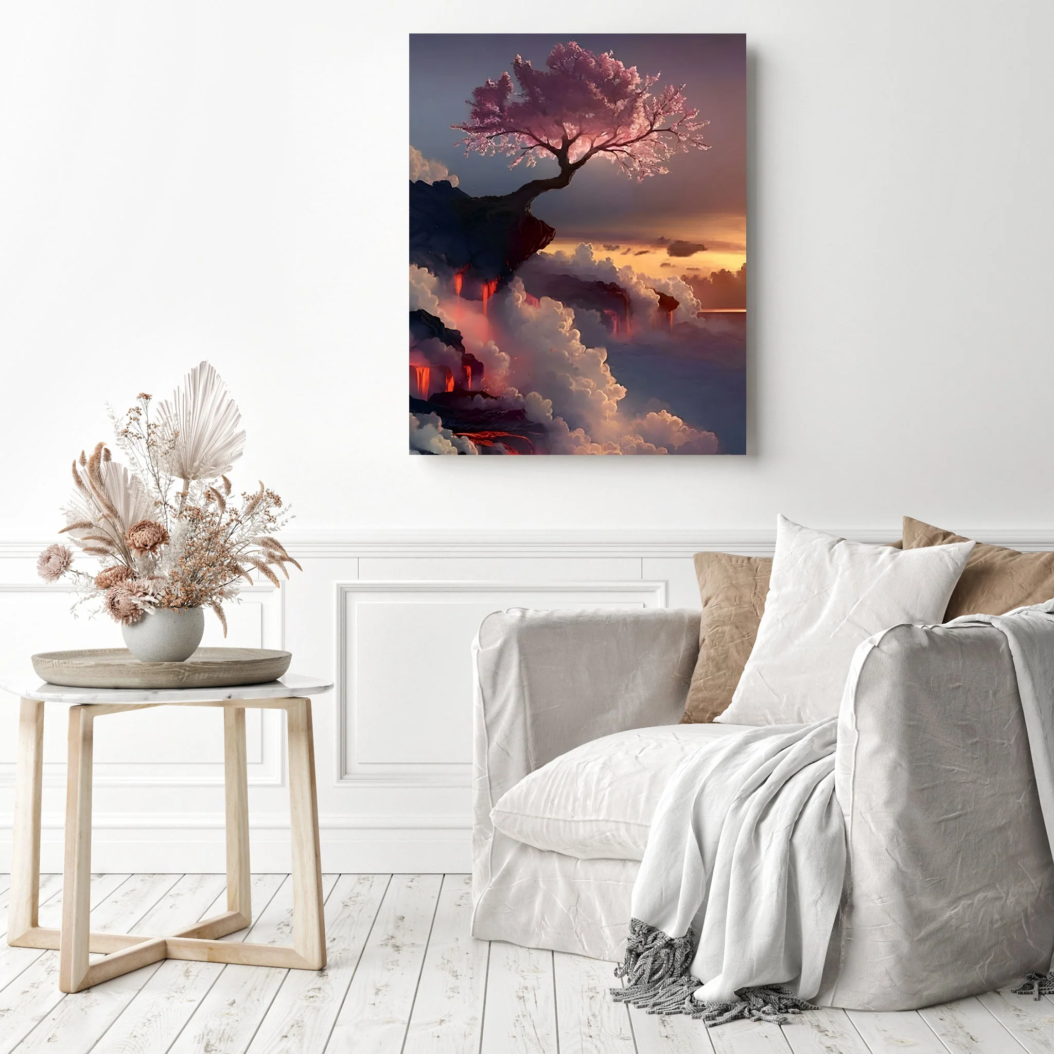 Tree over Clouds | Diamond Painting - Image 3