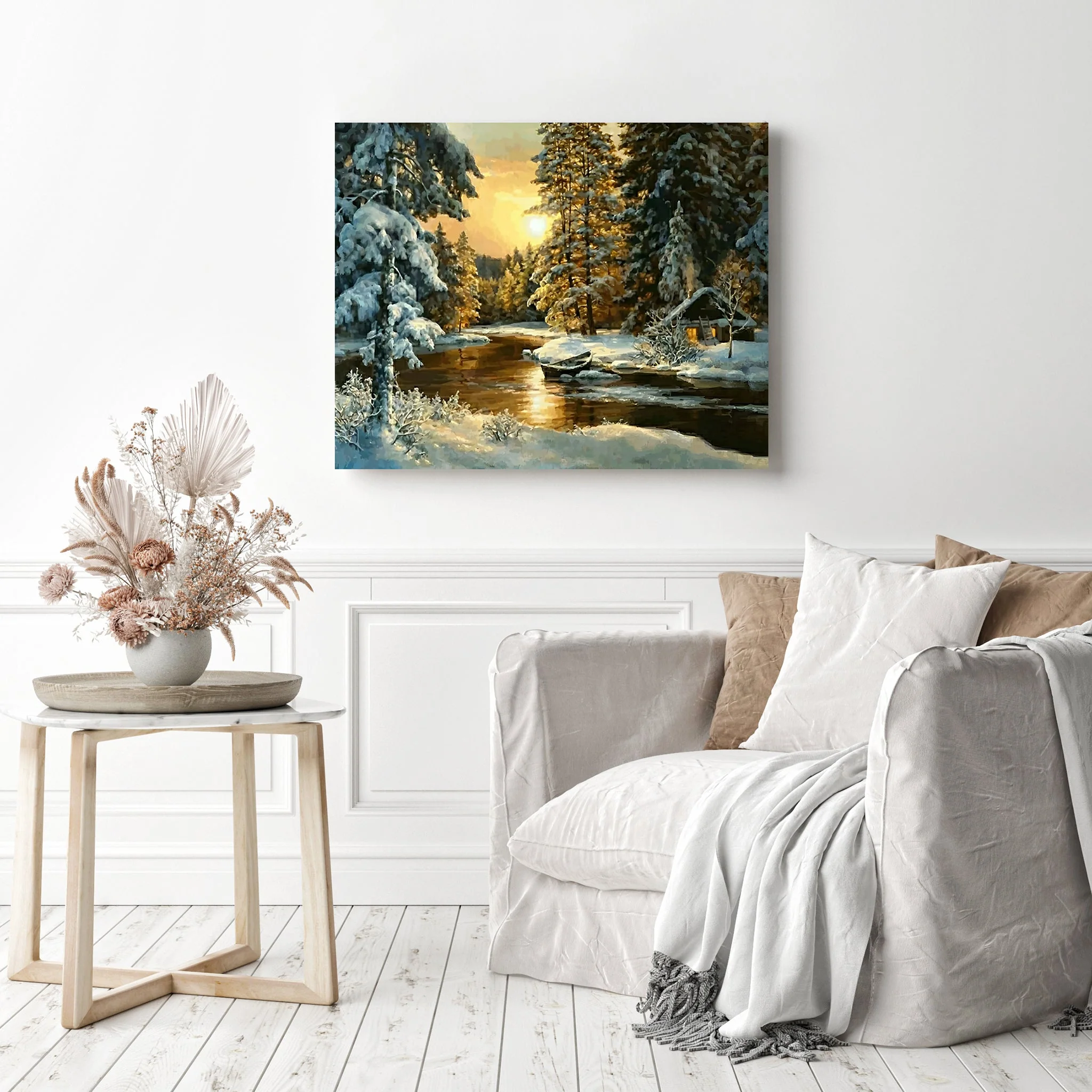Snowfall Forest | Diamond Painting - Image 3
