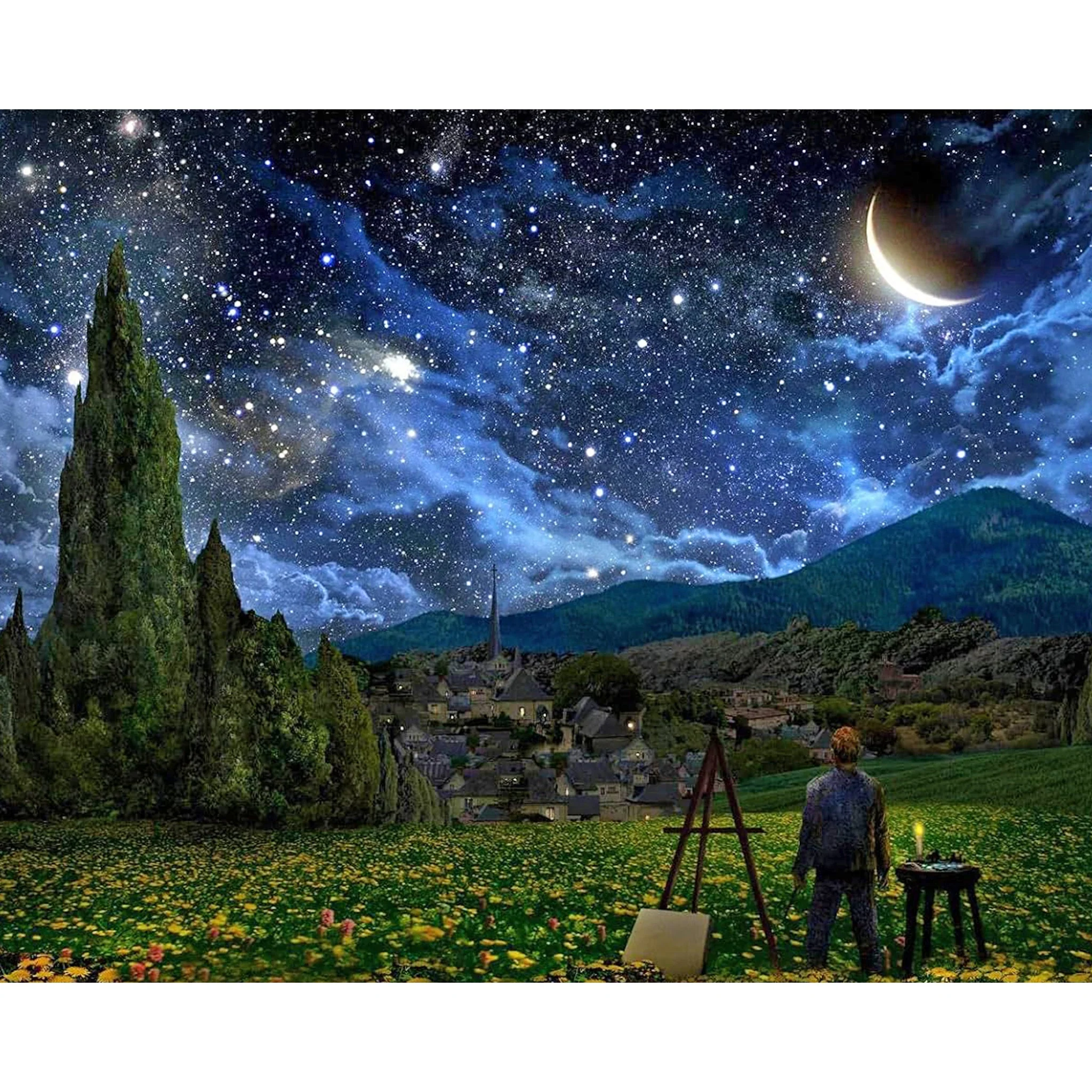 Under Starry Stars | Diamond Painting - Image 2