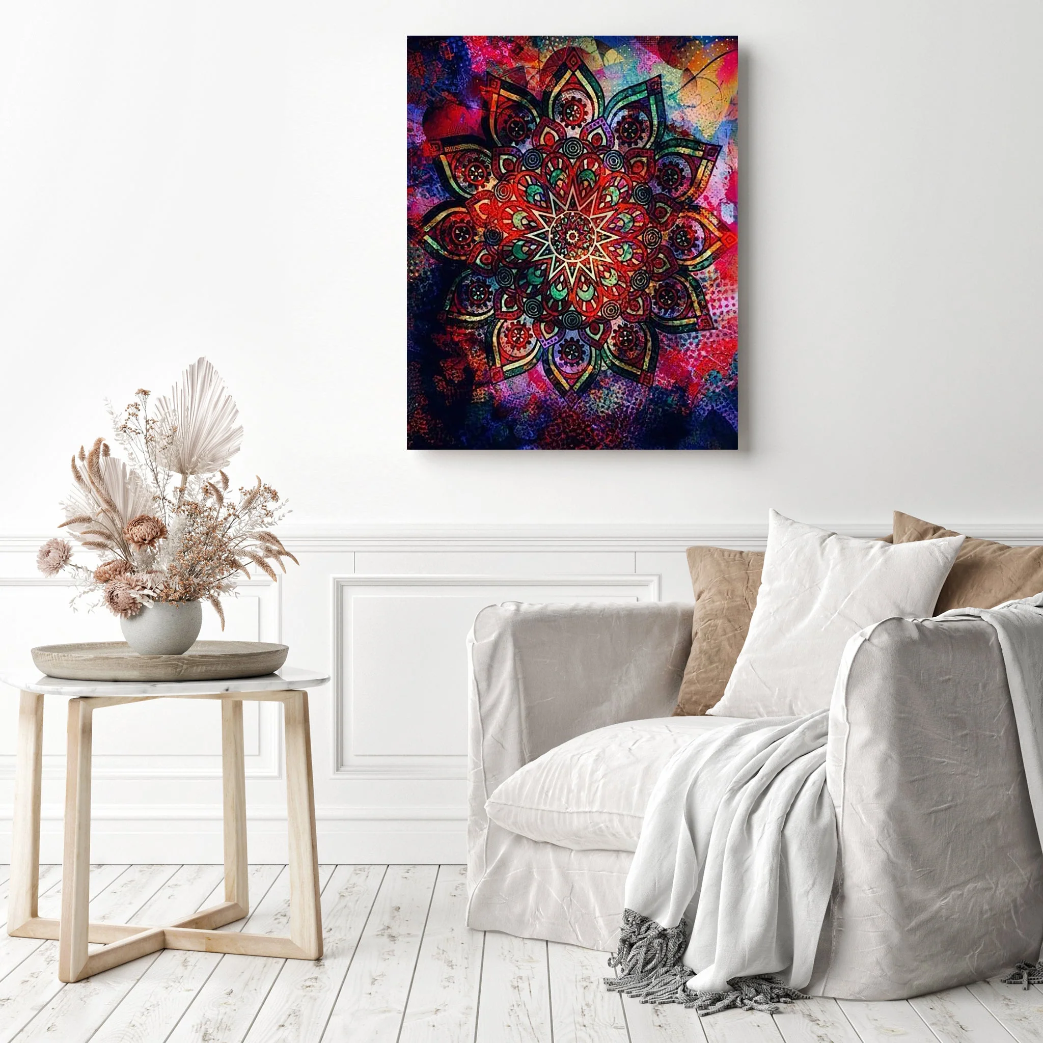 Dark Rainbow Mandala | Diamond Painting - Image 3