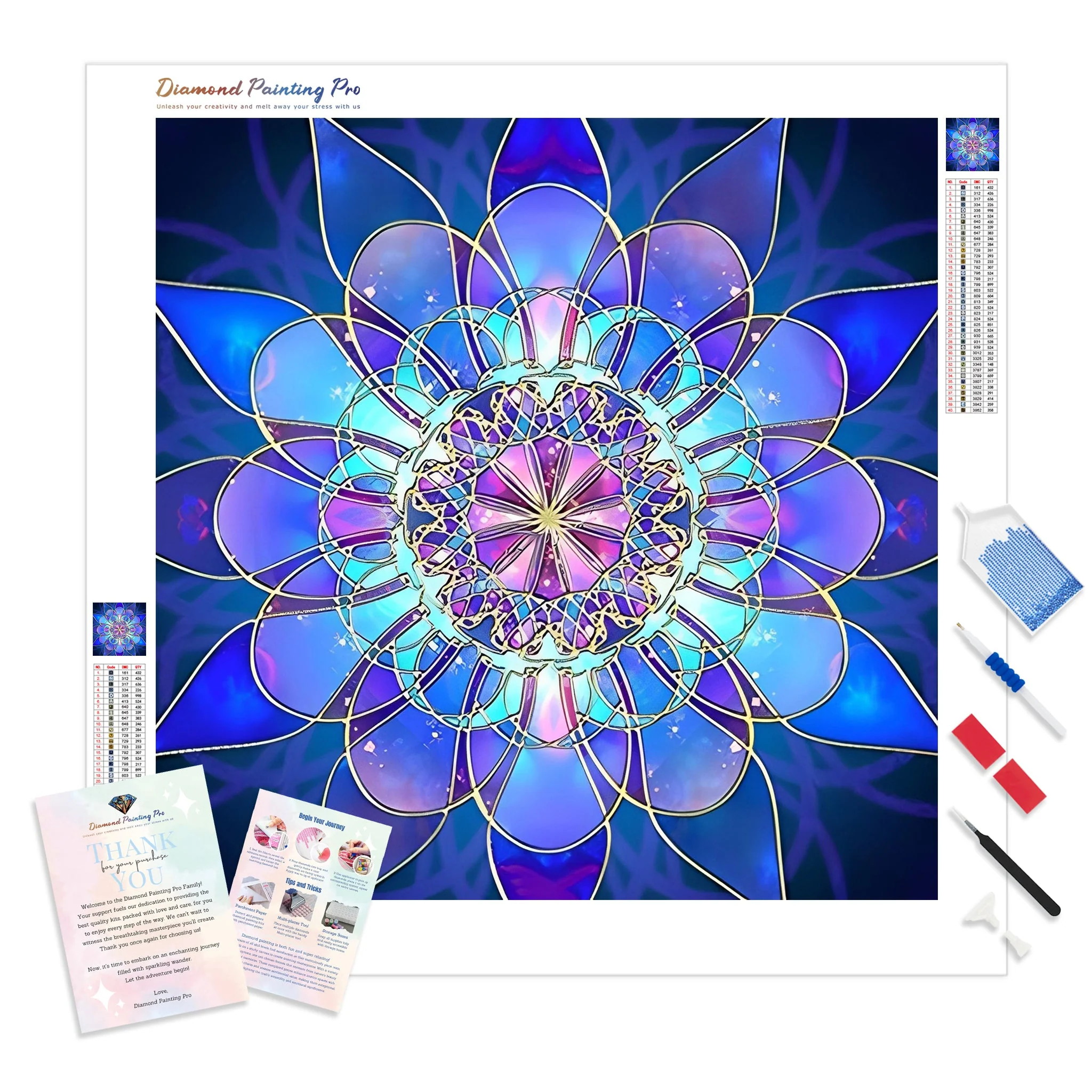 Vibrant Mandalas | Diamond Painting