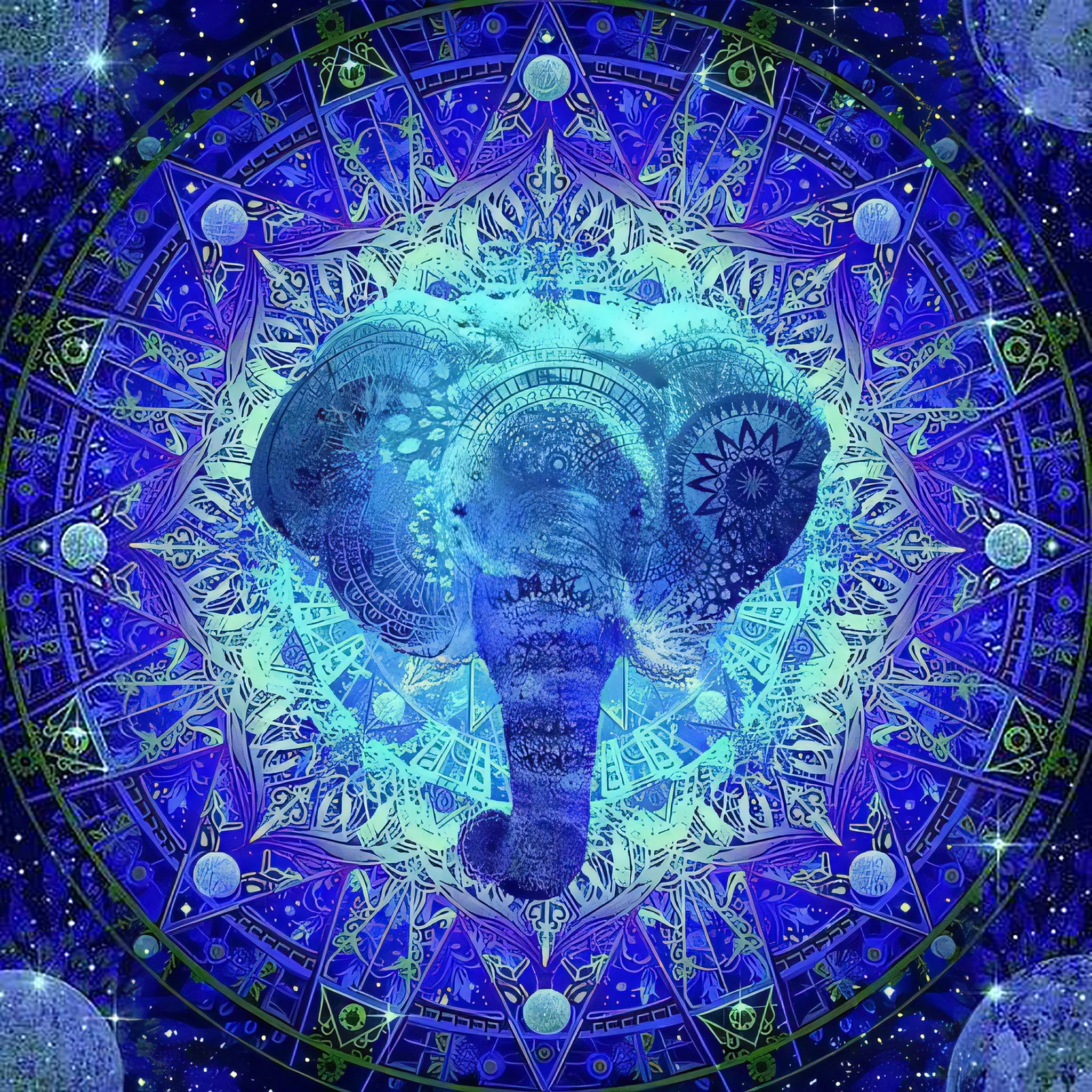 Mandala Elephant | Diamond Painting - Image 2