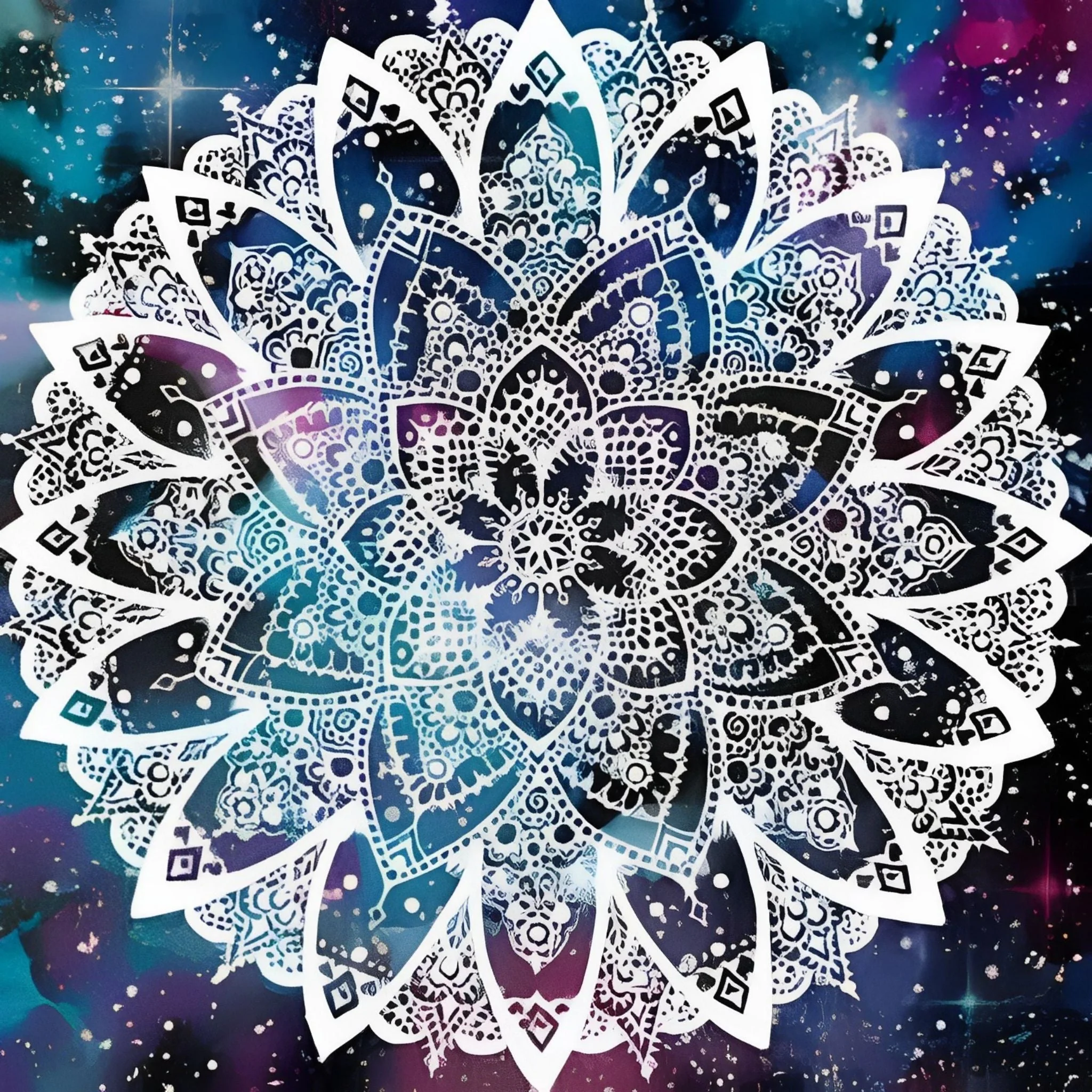 Mandalas Galaxy | Diamond Painting - Image 2