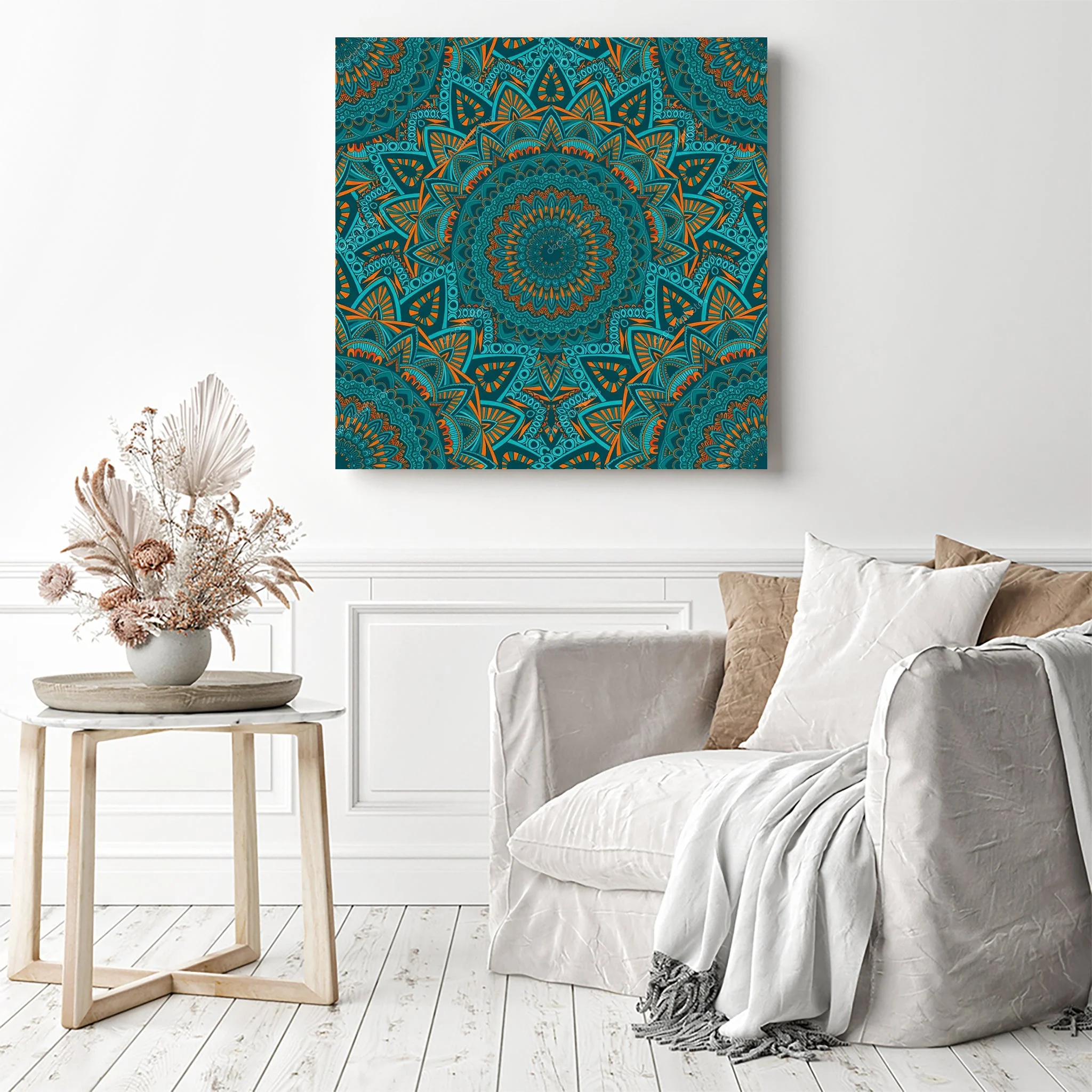 Mandalas Blue Pattern | Diamond Painting - Image 3