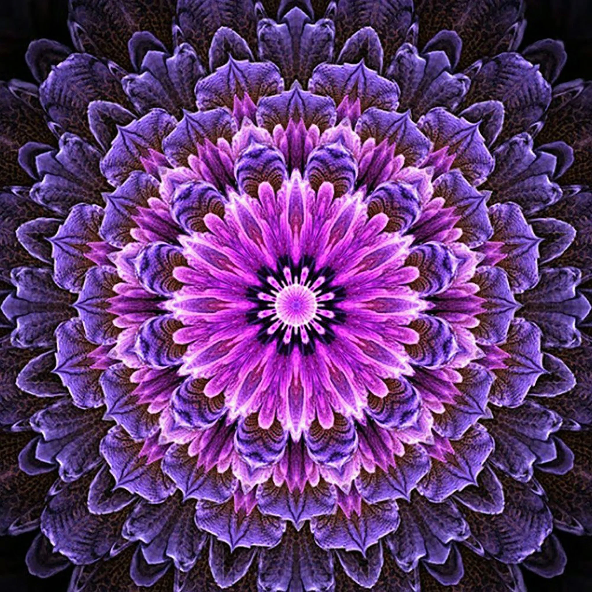 Fuchsia mandala | Diamond Painting - Image 2
