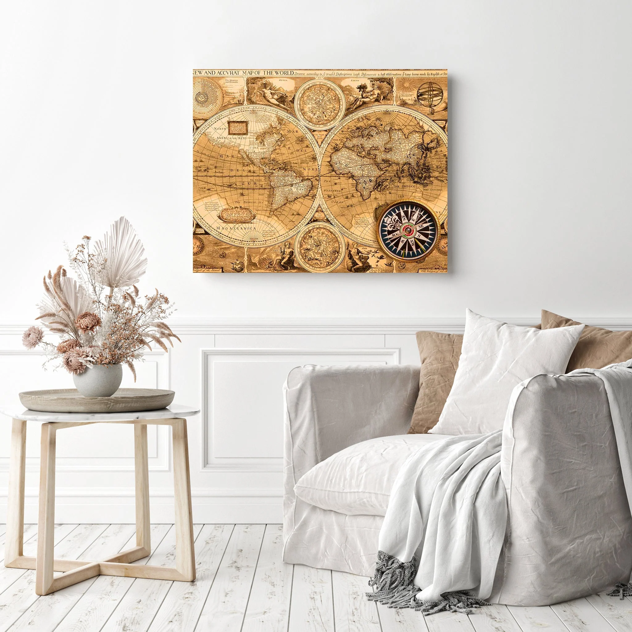 Vintage Map | Diamond Painting - Image 3