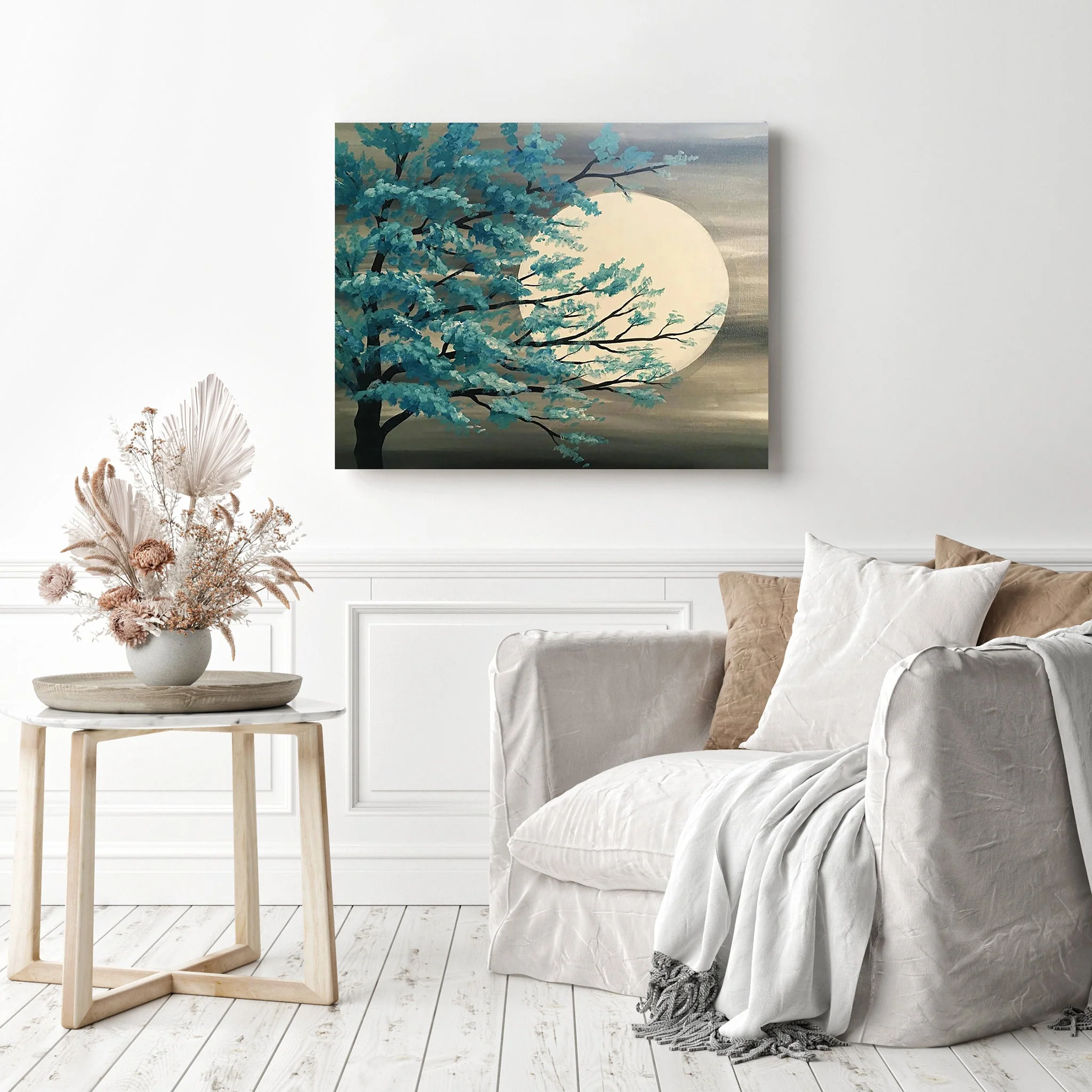 Moon Tree Landscape | Diamond Painting - Image 3