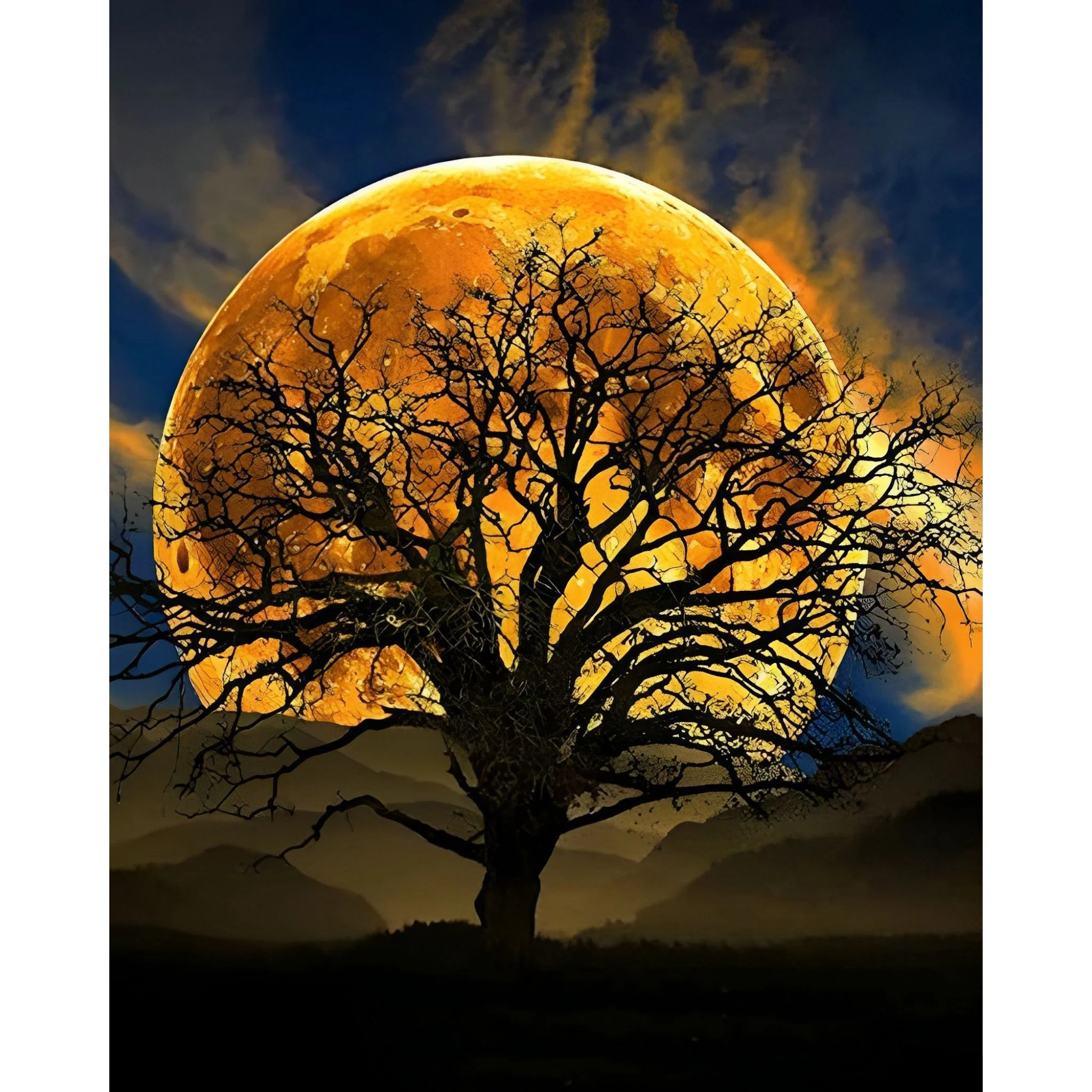 Moon Tree Branches | Diamond Painting - Image 2