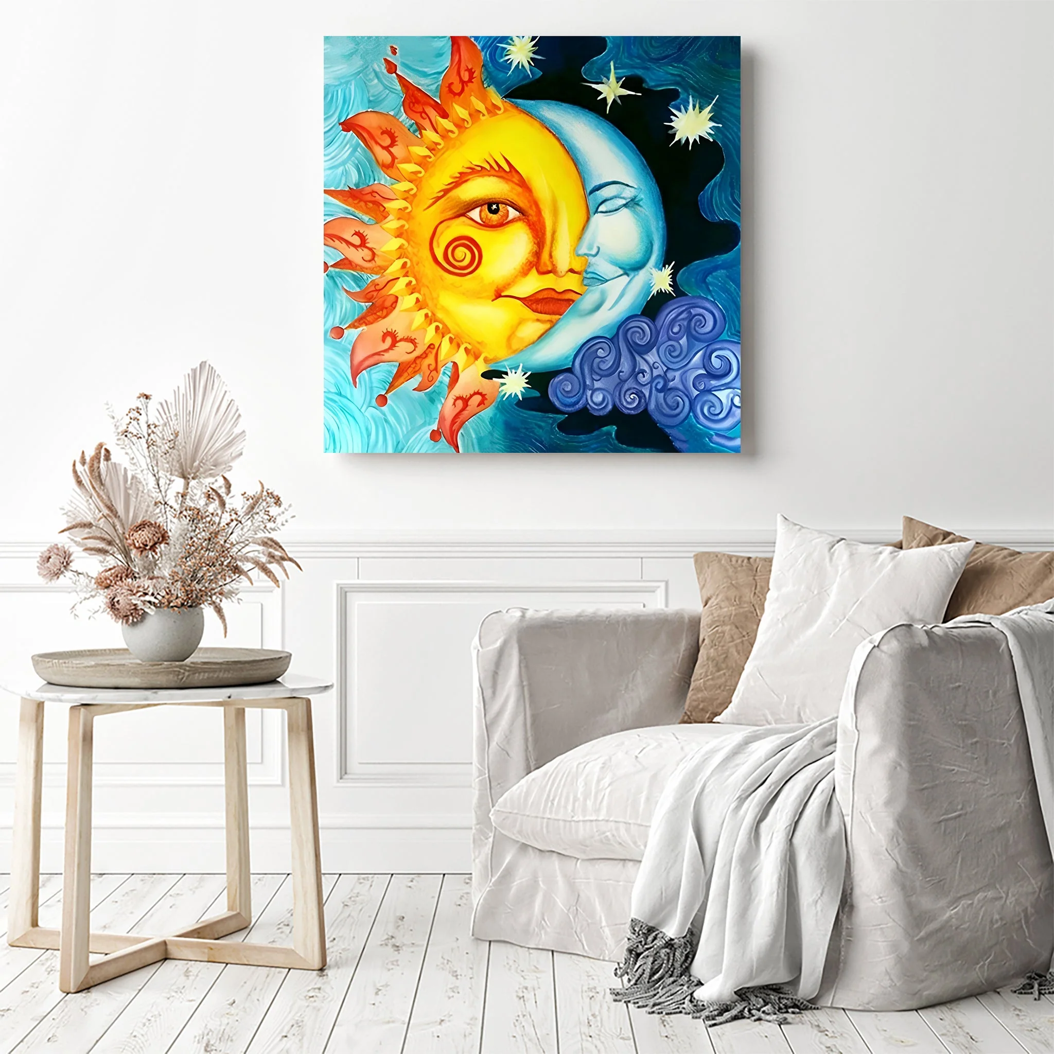 Celestial Sun and Moon | Diamond Painting - Image 3