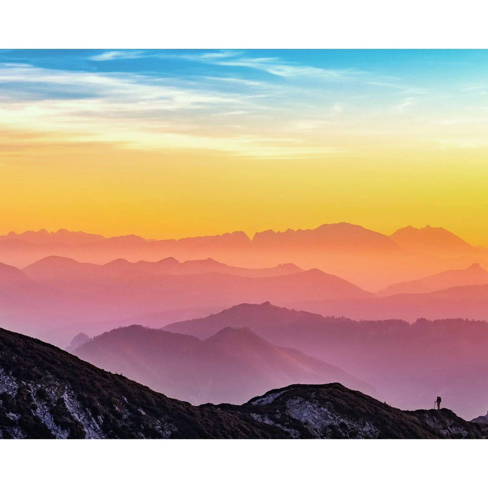 Rocky Mountain Sunrise | Diamond Painting - Image 2