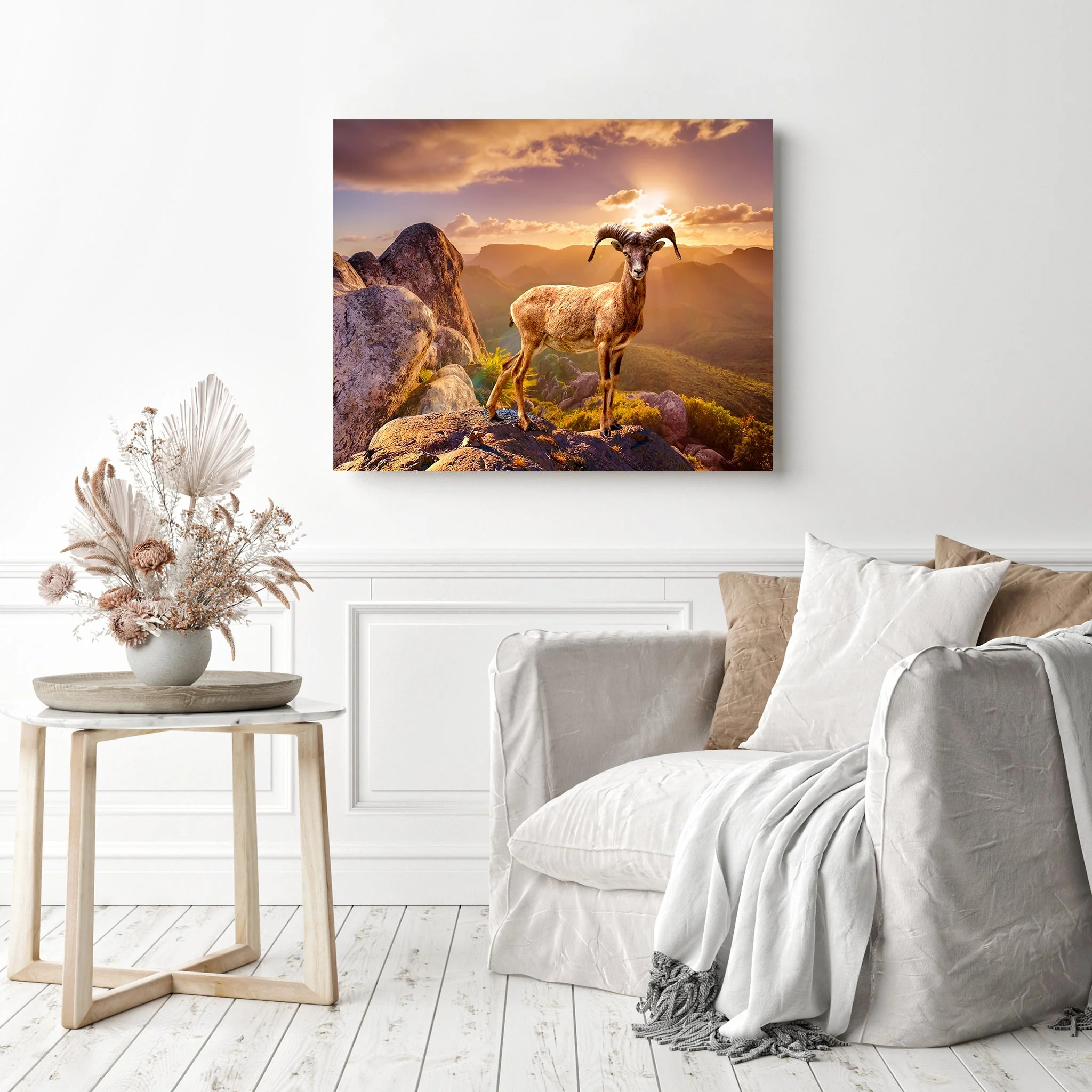 Goat on the Mountain | Diamond Painting - Image 3