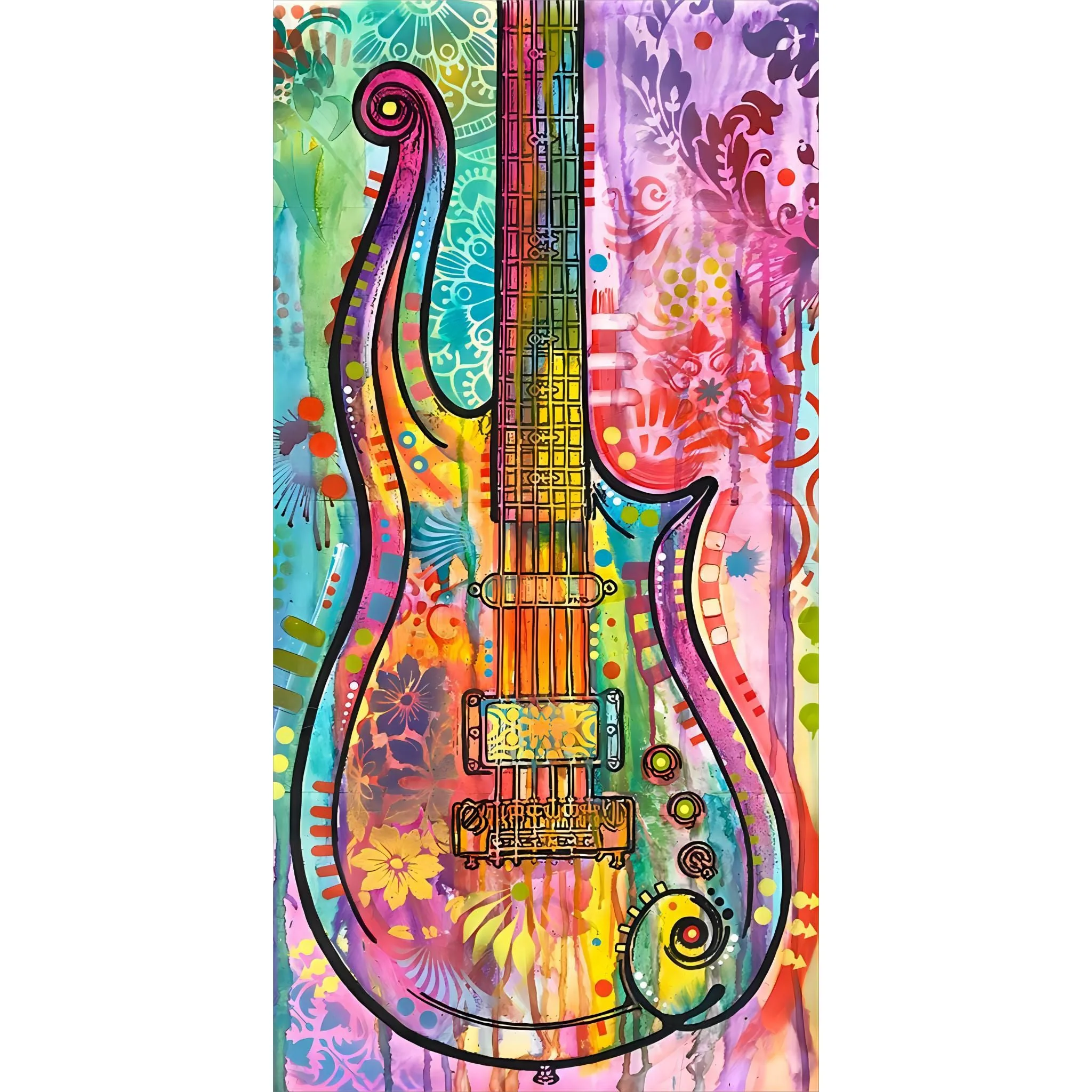 Prince Cloud Guitar | Diamond Painting - Image 2