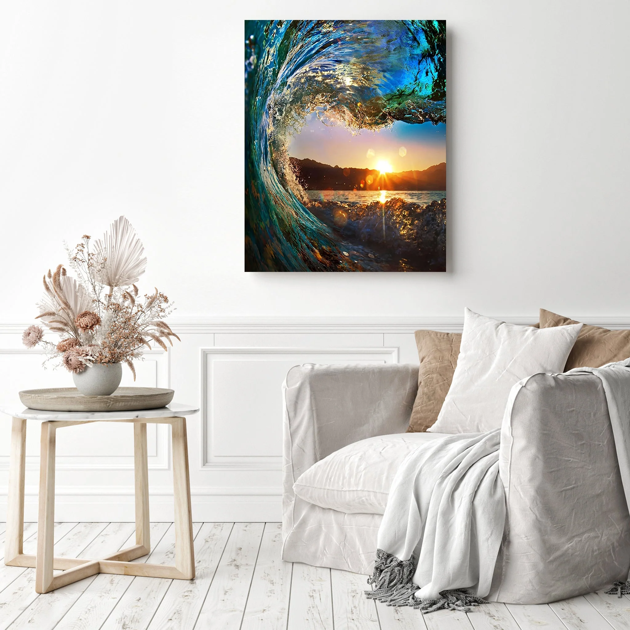 Sunset Ocean Wave | Diamond Painting - Image 3