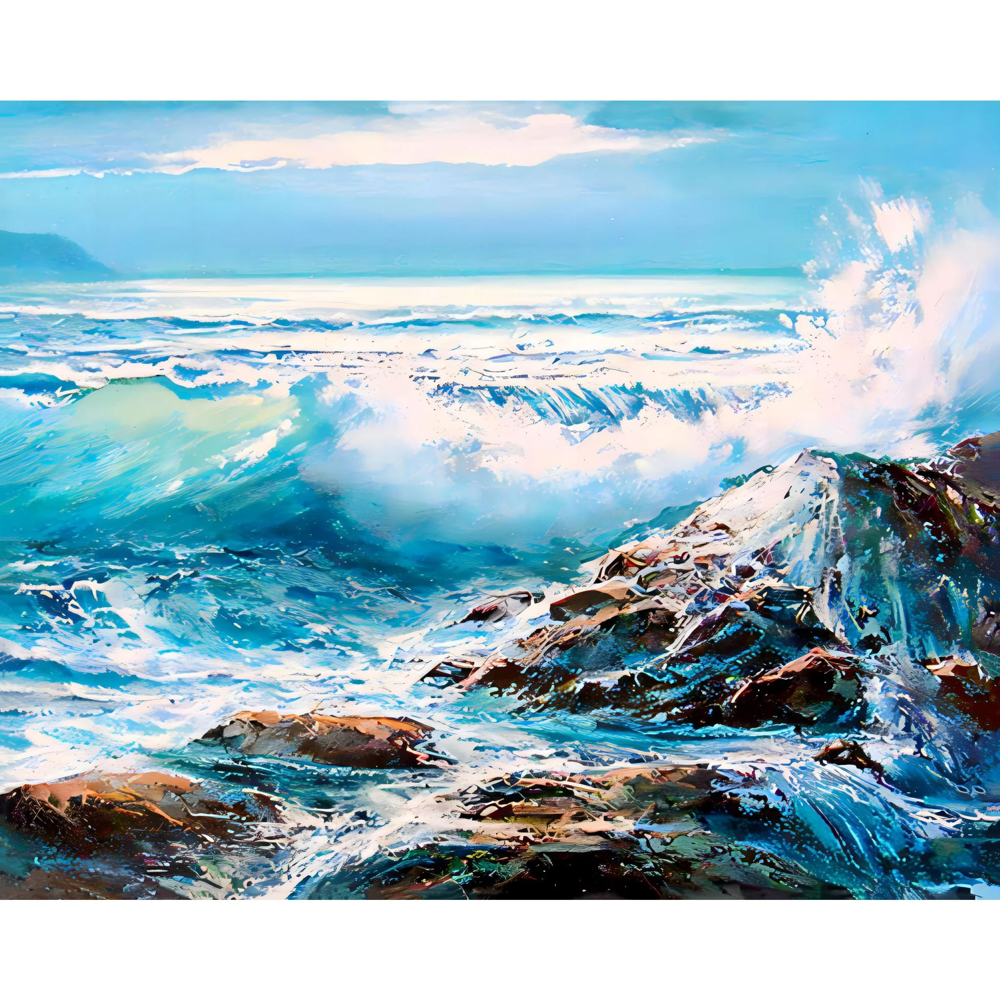 Ocean Waves | Diamond Painting - Image 2