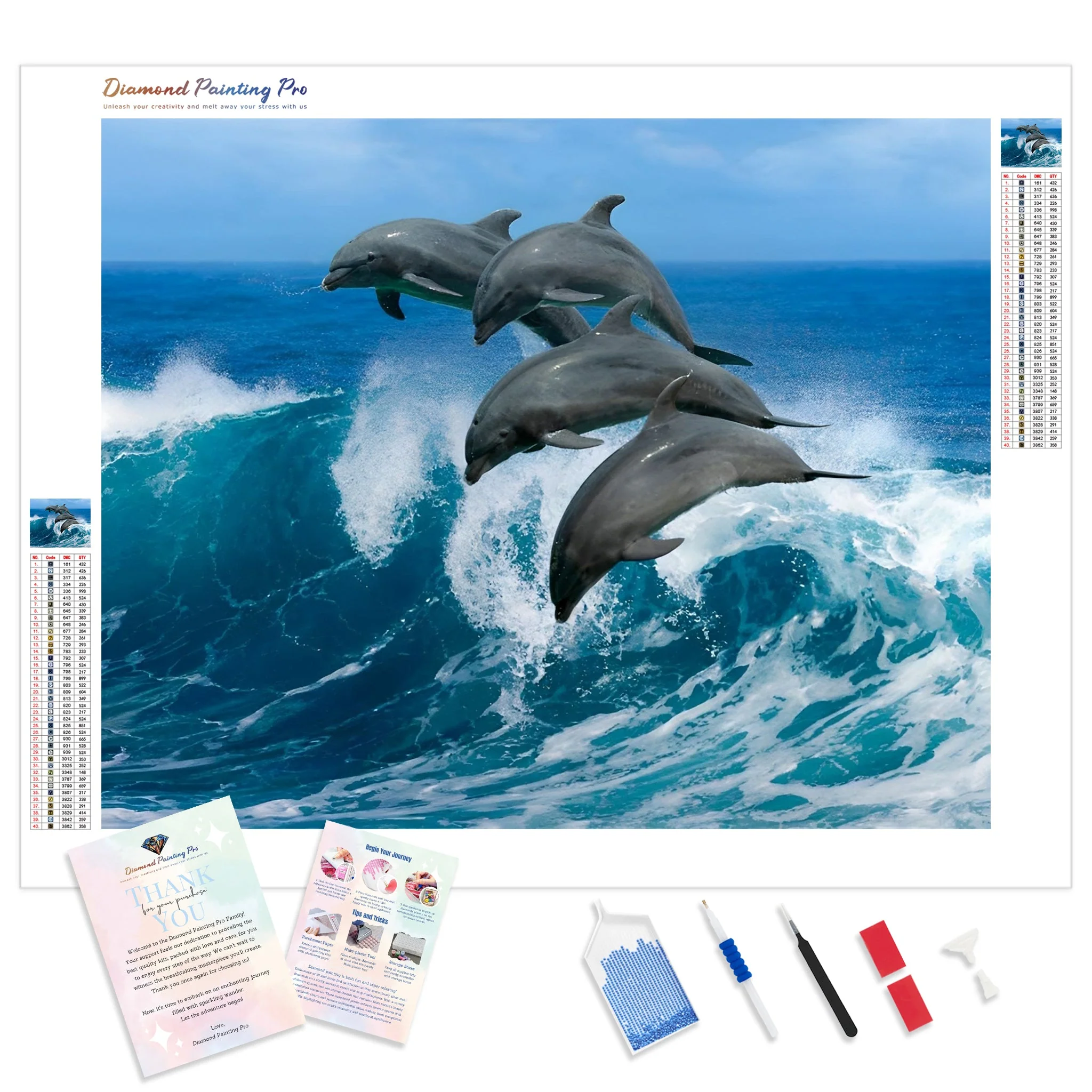 Dolphins Leaps | Diamond Painting