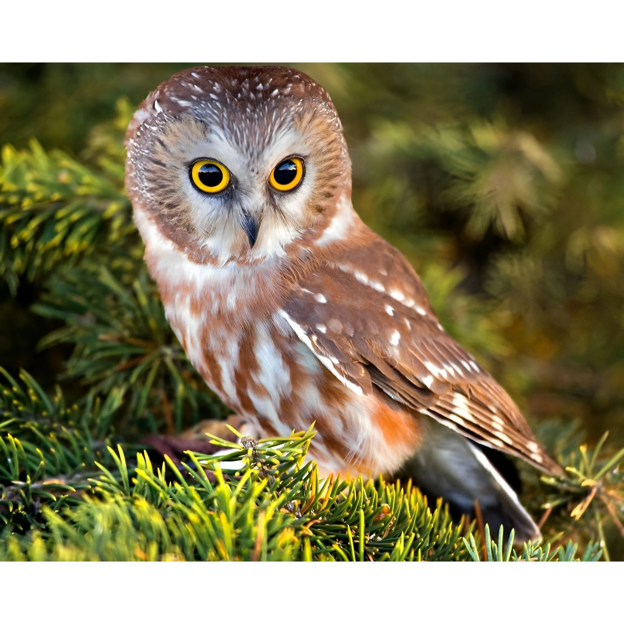 Owl Stare | Diamond Painting - Image 2