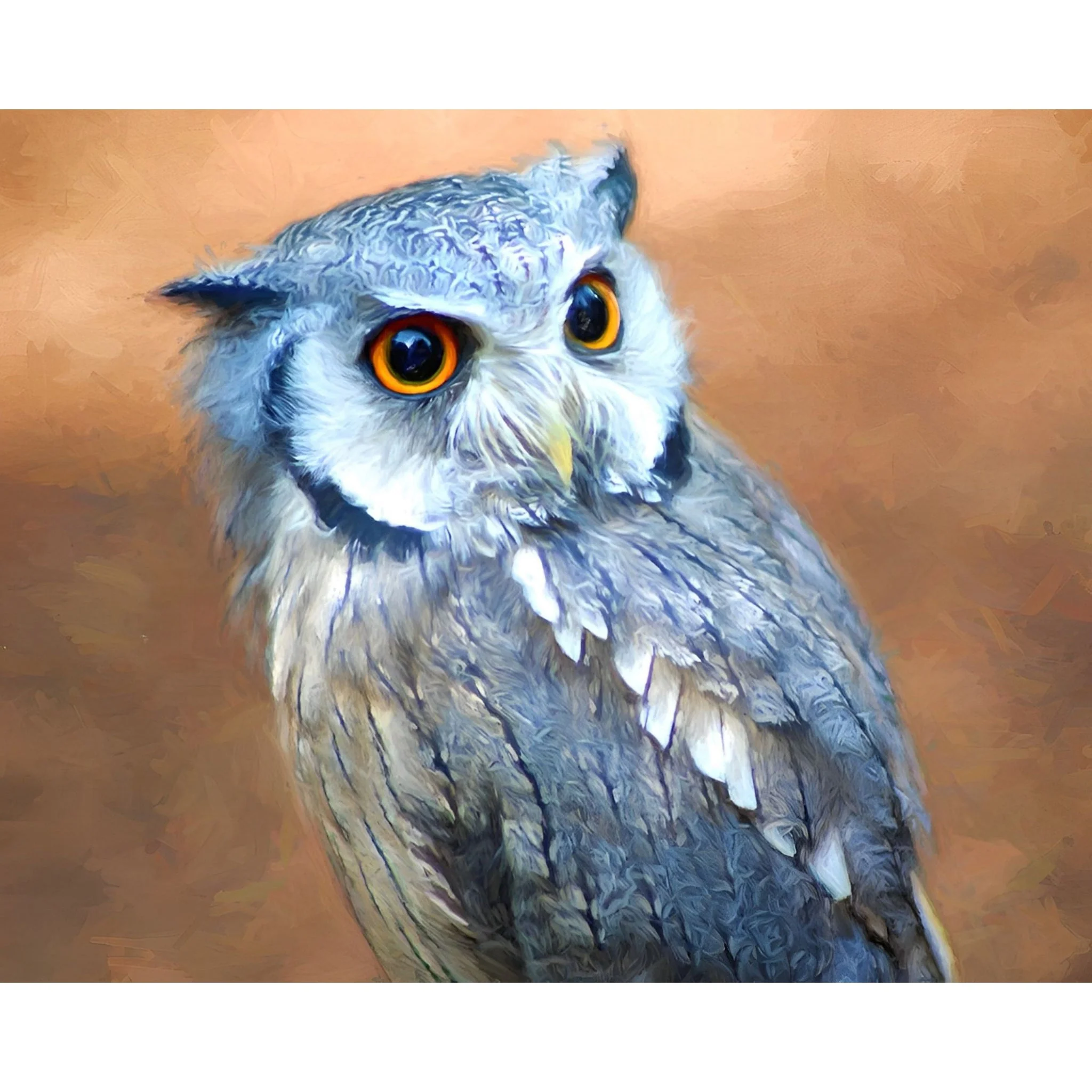 Charming Owl | Diamond Painting - Image 2
