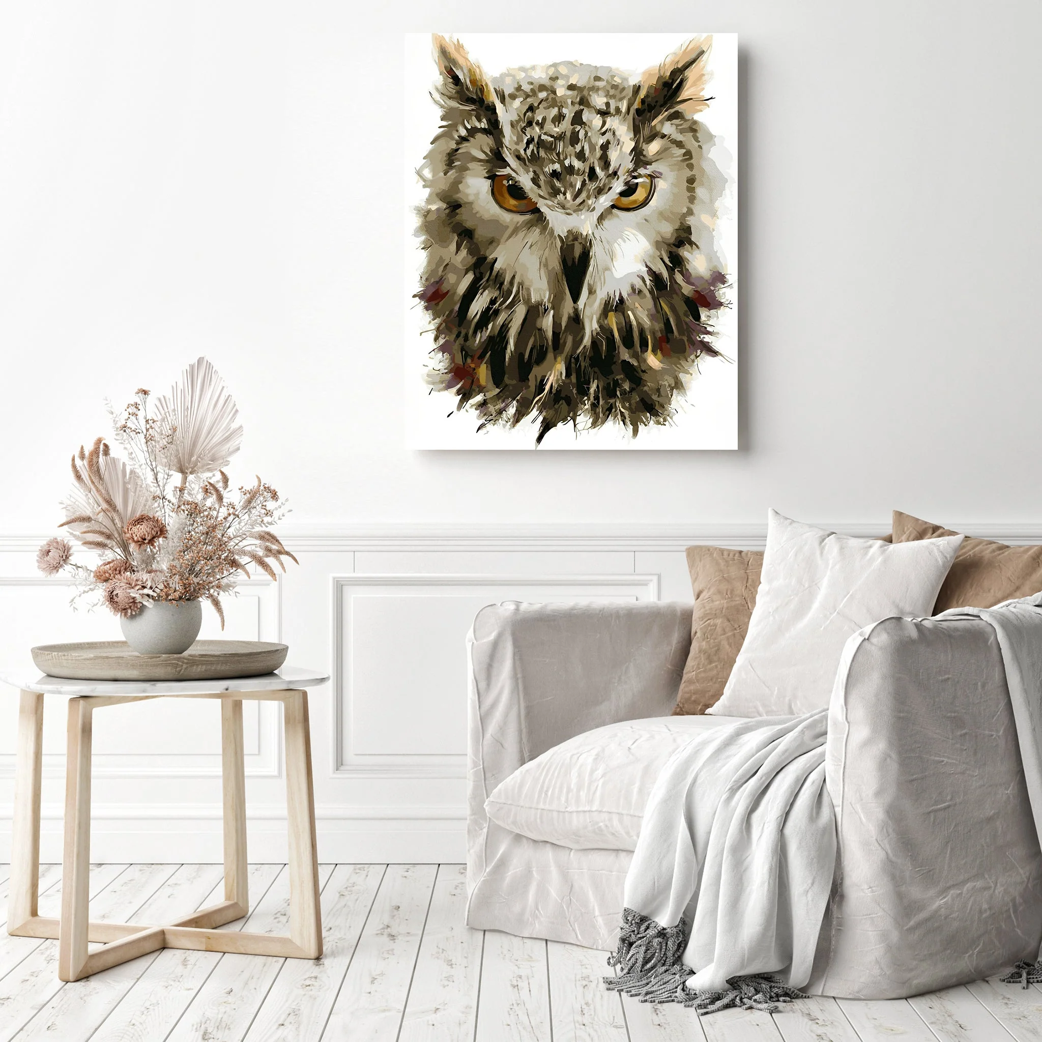 Owl Portrait | Diamond Painting - Image 3