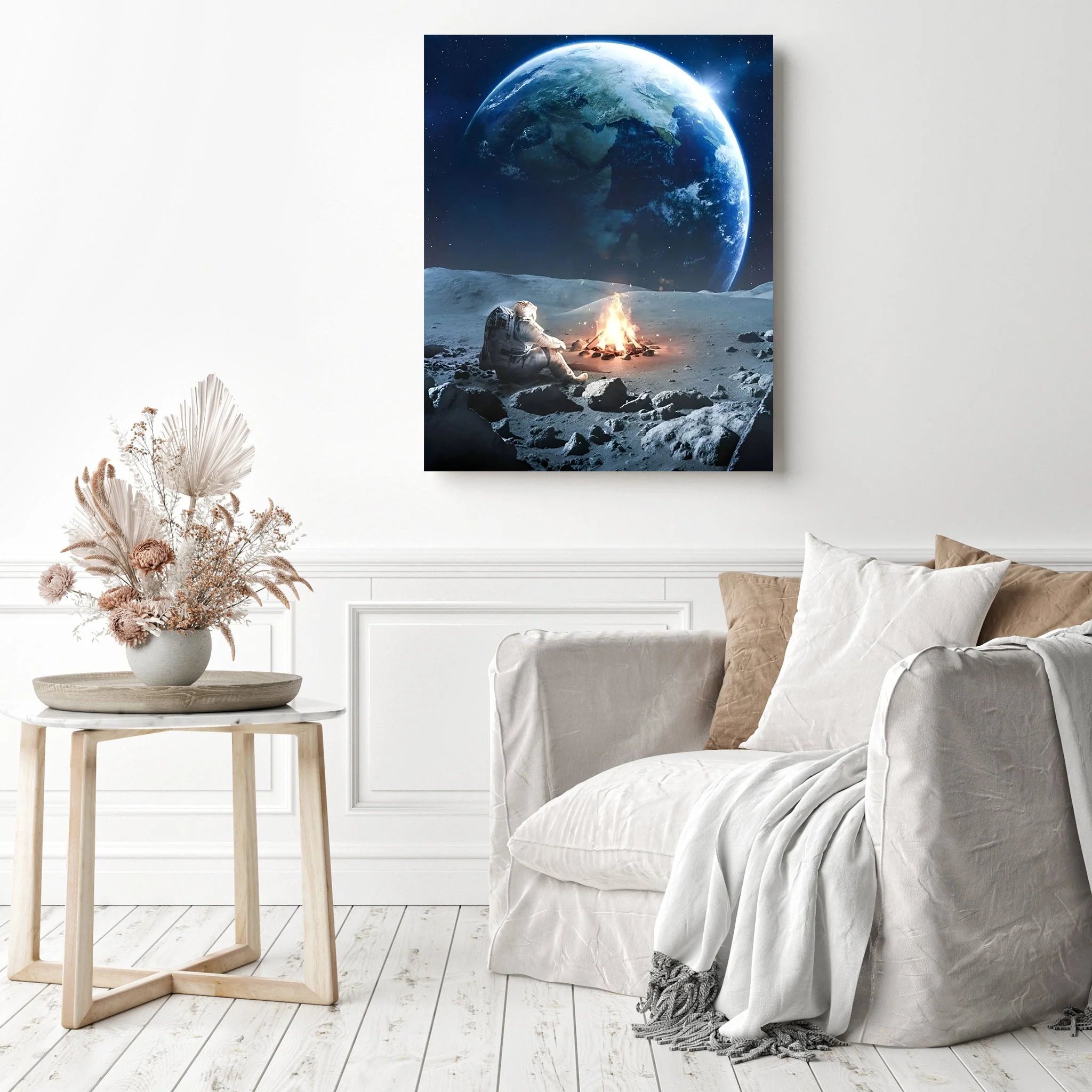 Campfire on the Moon | Diamond Painting - Image 3