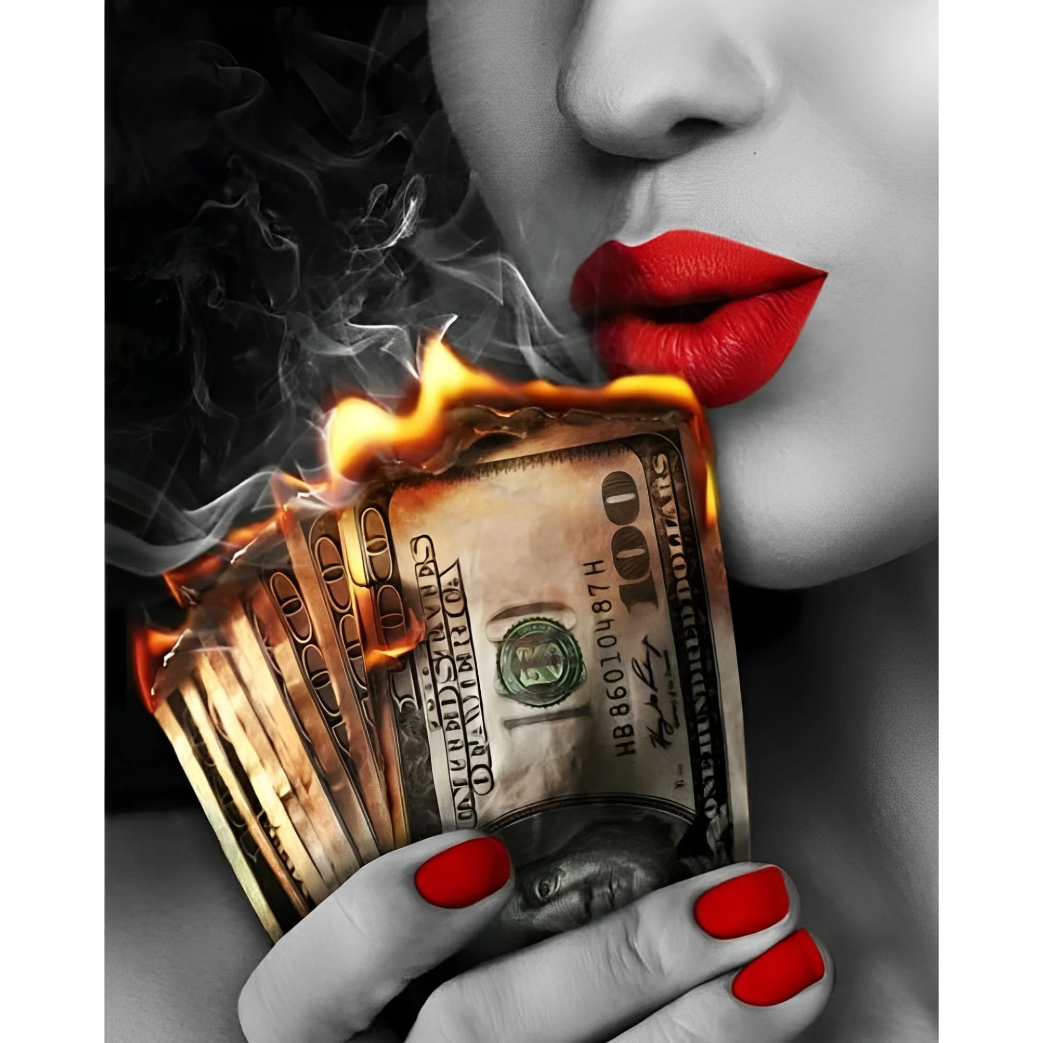 Flame Kissed | Diamond Painting - Image 2
