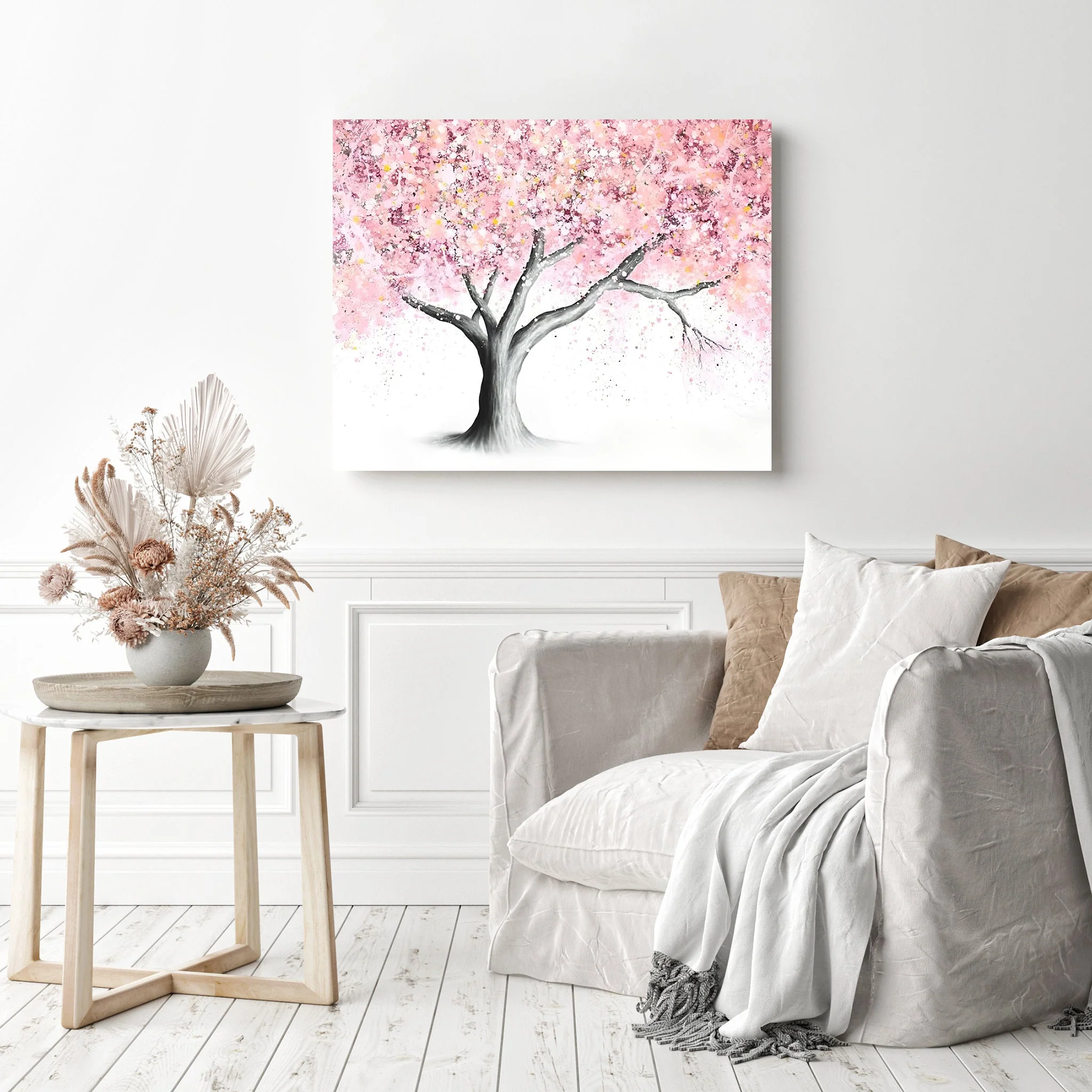 Mountain Blossom Tree | Diamond Painting - Image 3