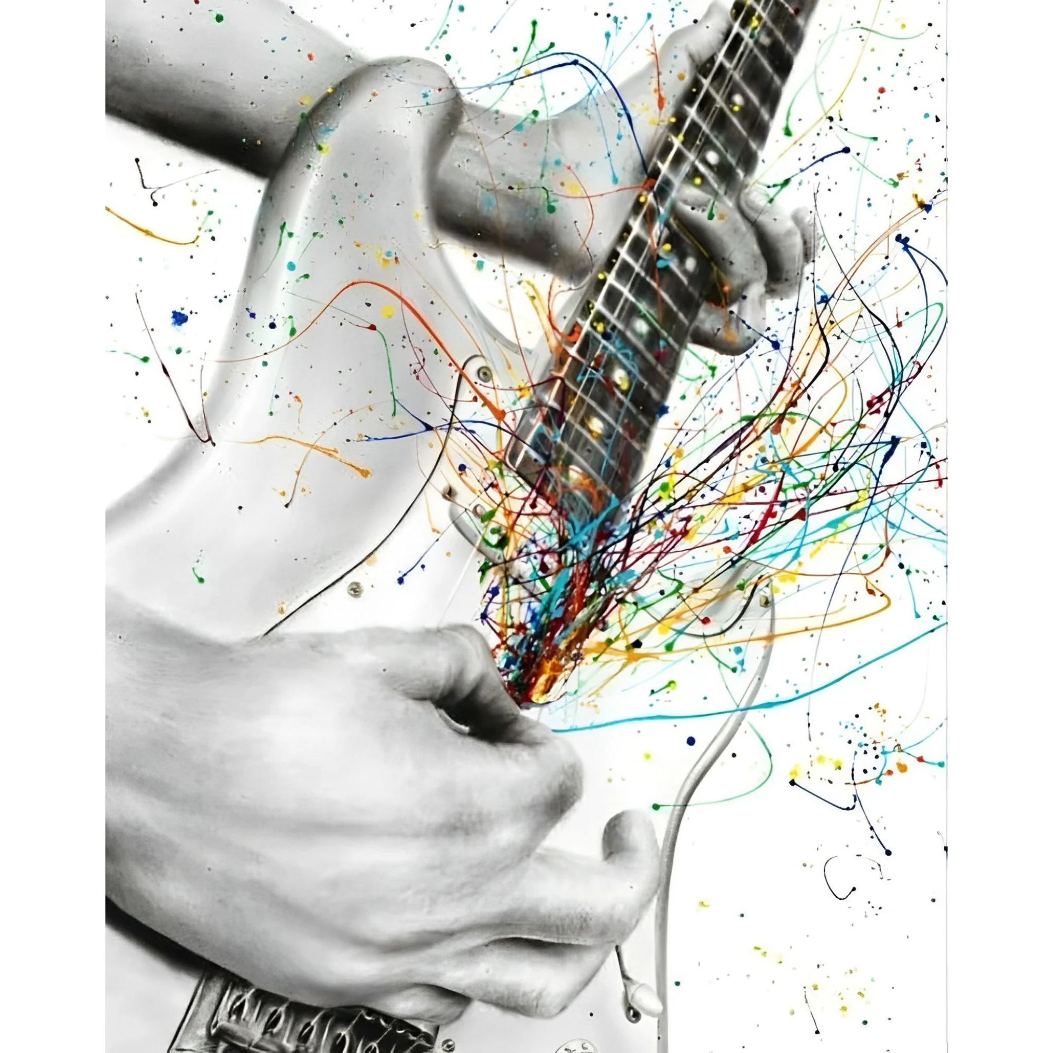 The Guitar Solo | Diamond Painting - Image 2