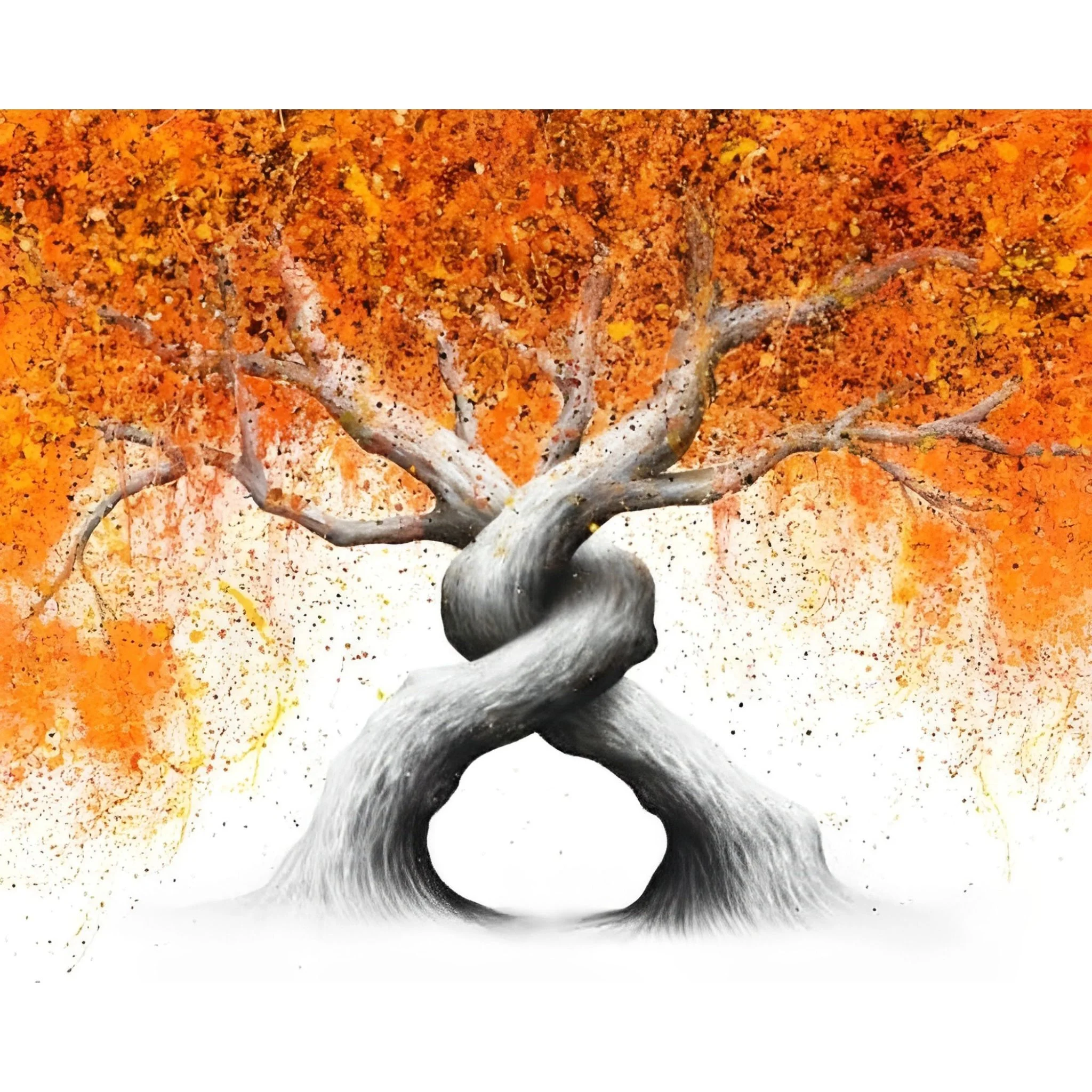Twisting Love Trees | Diamond Painting - Image 2