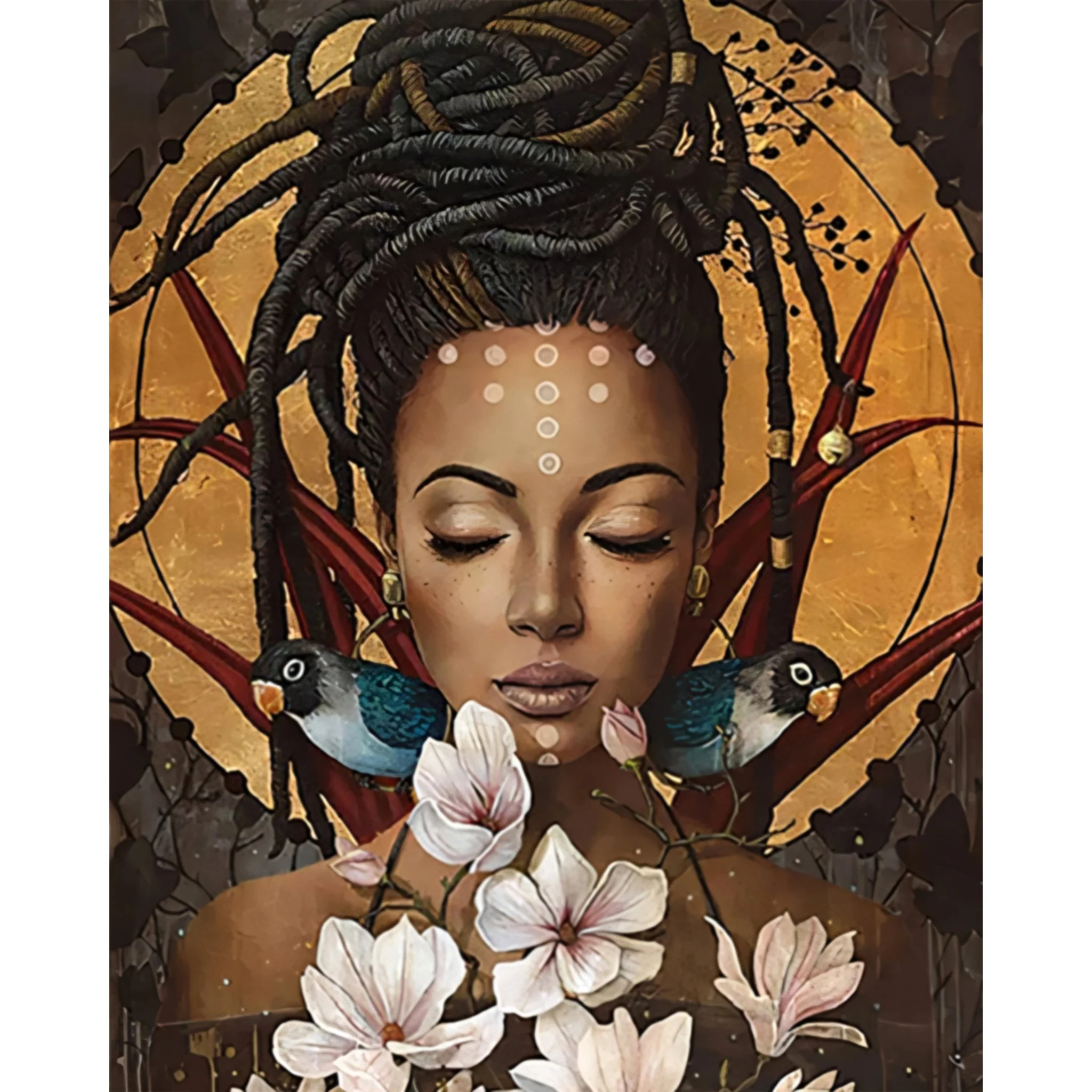 African American Zen | Diamond Painting - Image 2