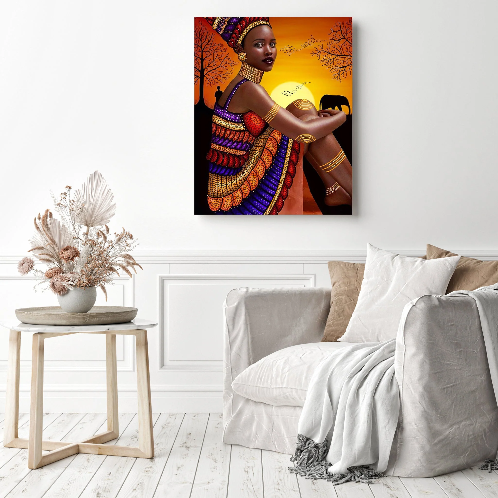 African American Woman | Diamond Painting - Image 3