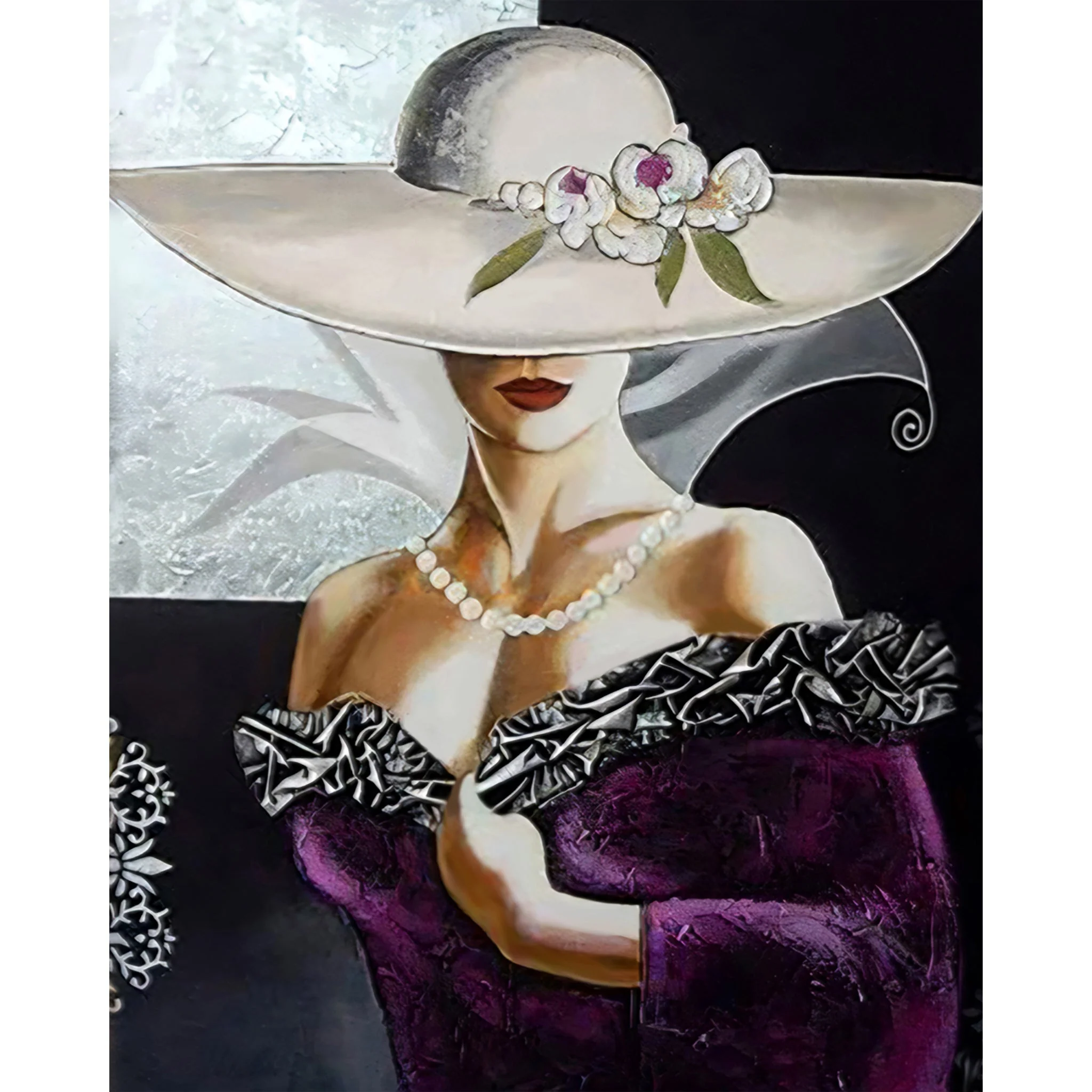 Vintage Portrait | Diamond Painting - Image 2