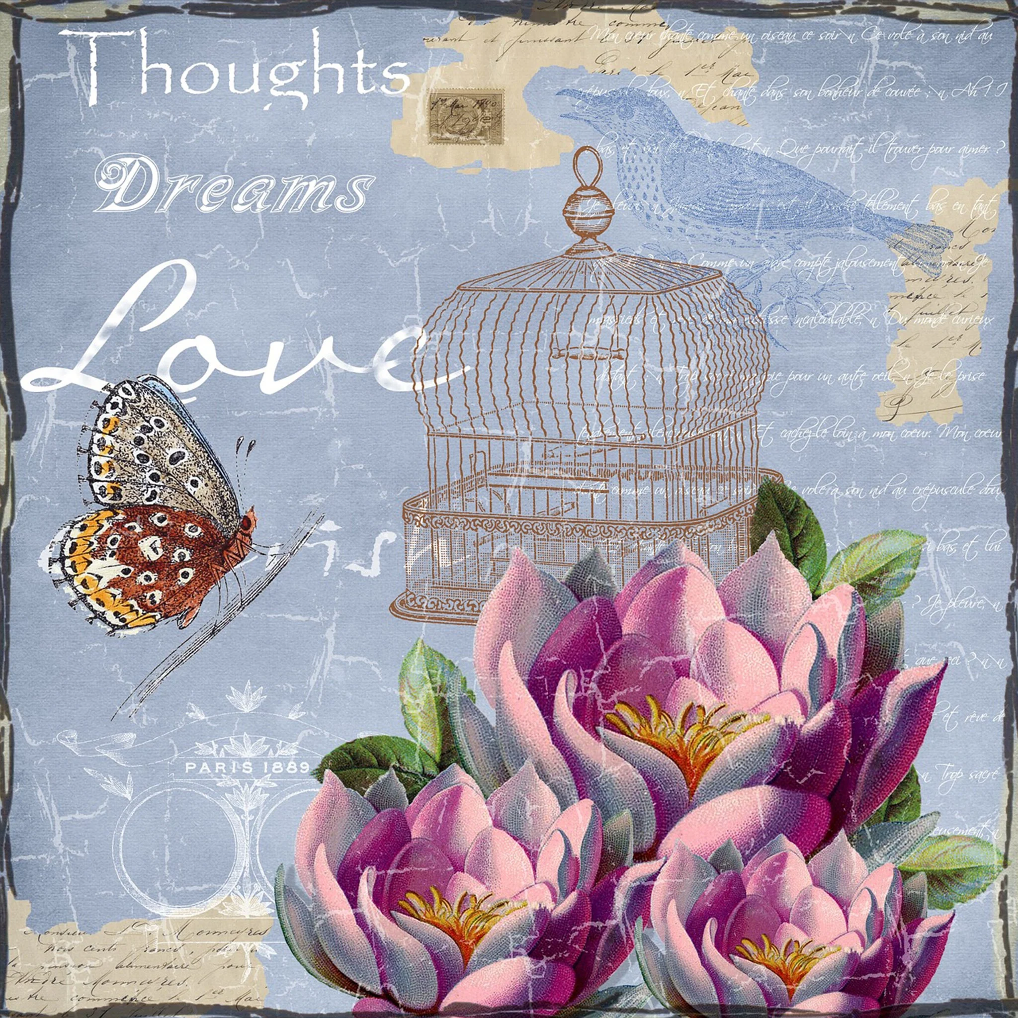 71 Thoughts Dreams Love | Diamond Painting - Image 2
