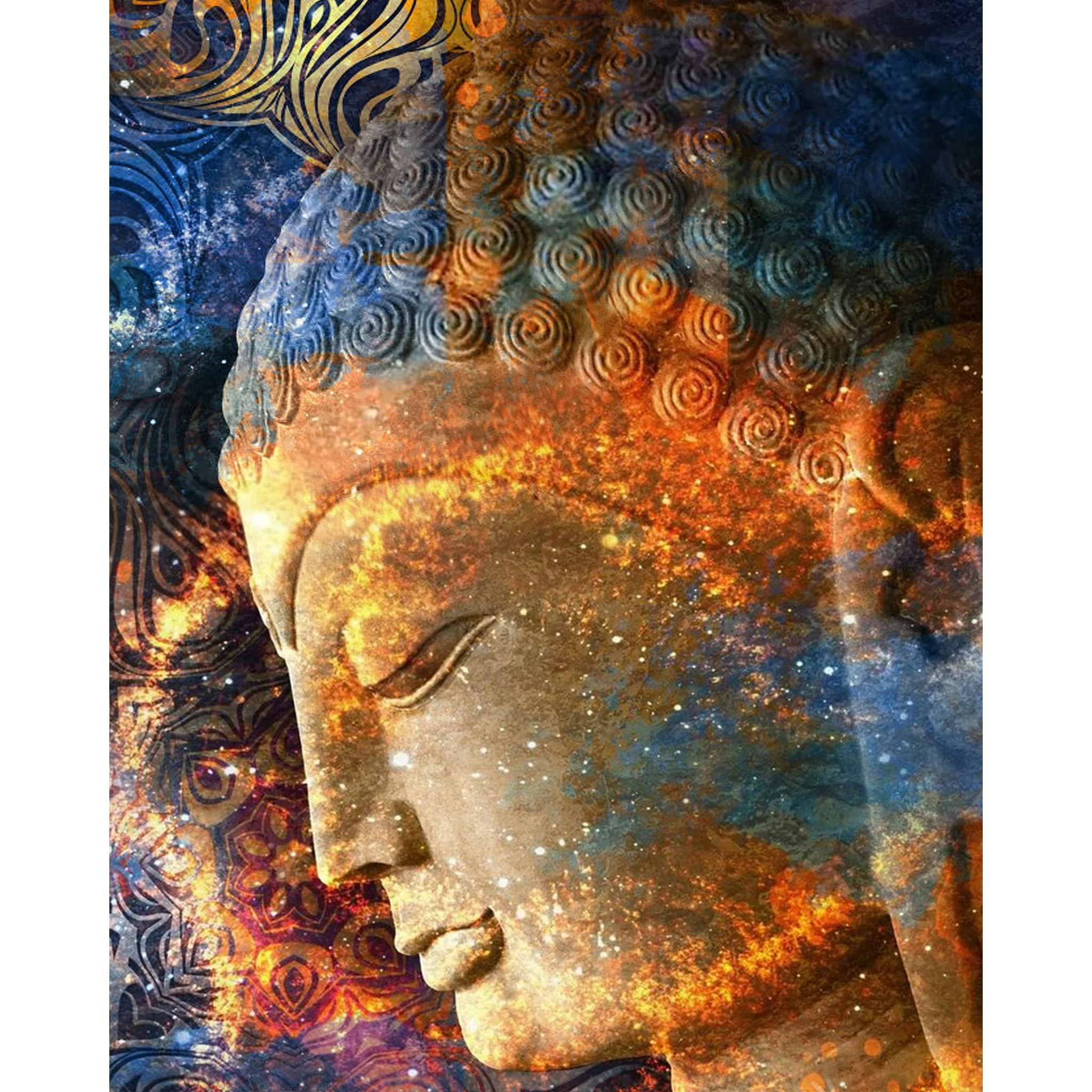 Buddha's Profile | Diamond Painting - Image 2