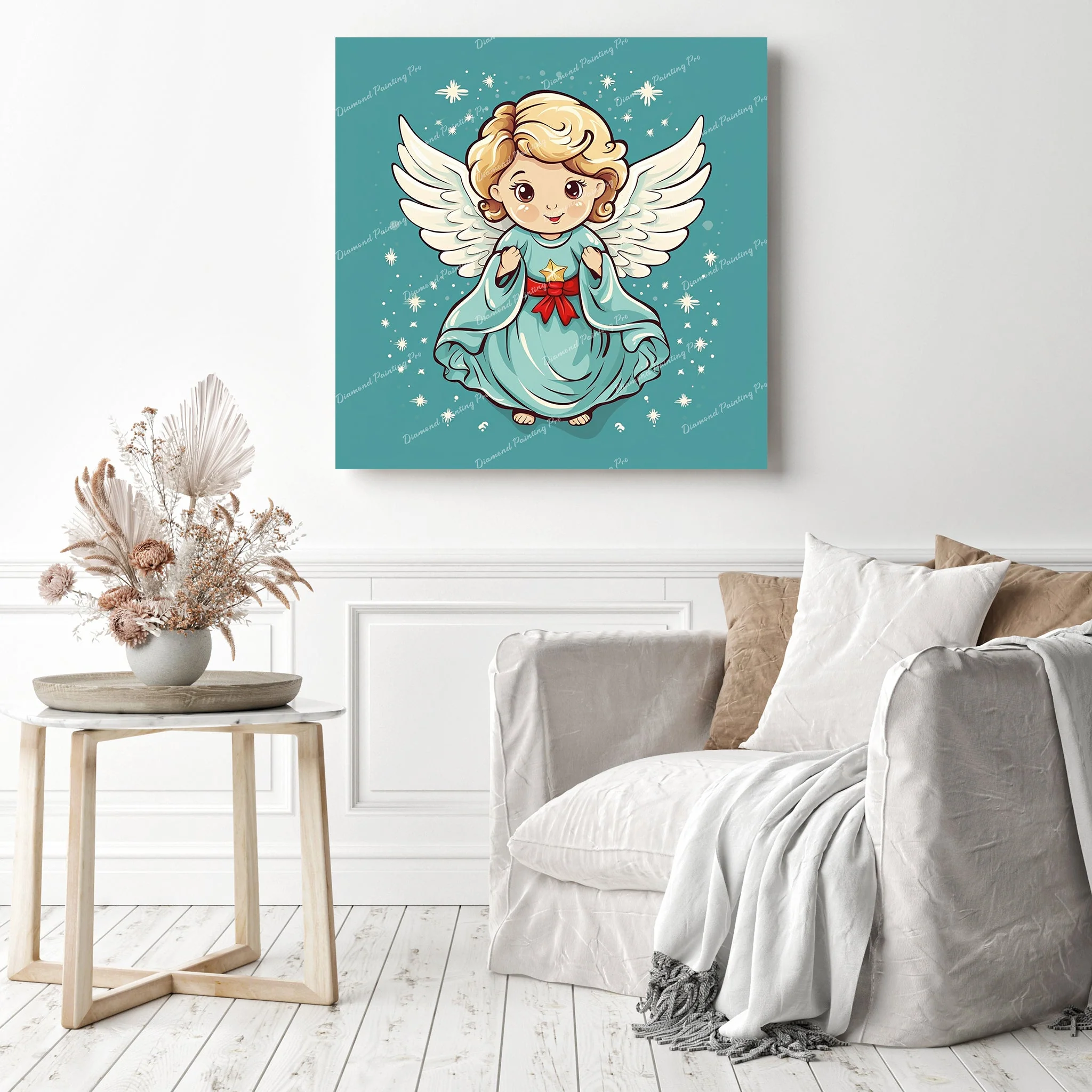 Angelic Christmas Blessings | Diamond Painting - Image 3