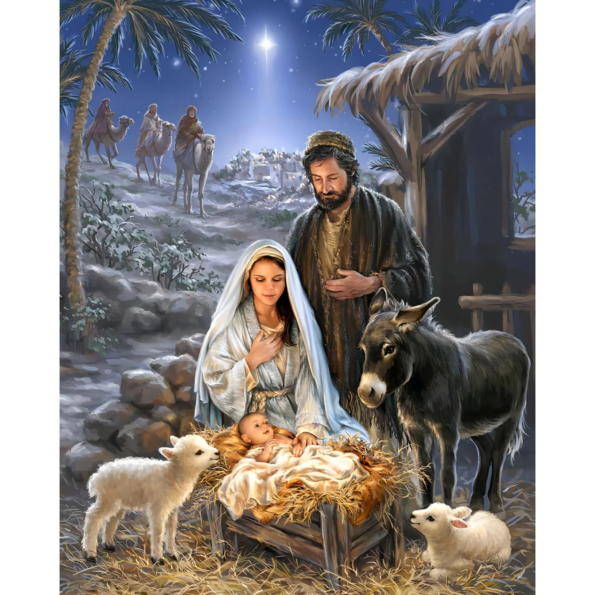 Birth of Jesus | Diamond Painting - Image 2