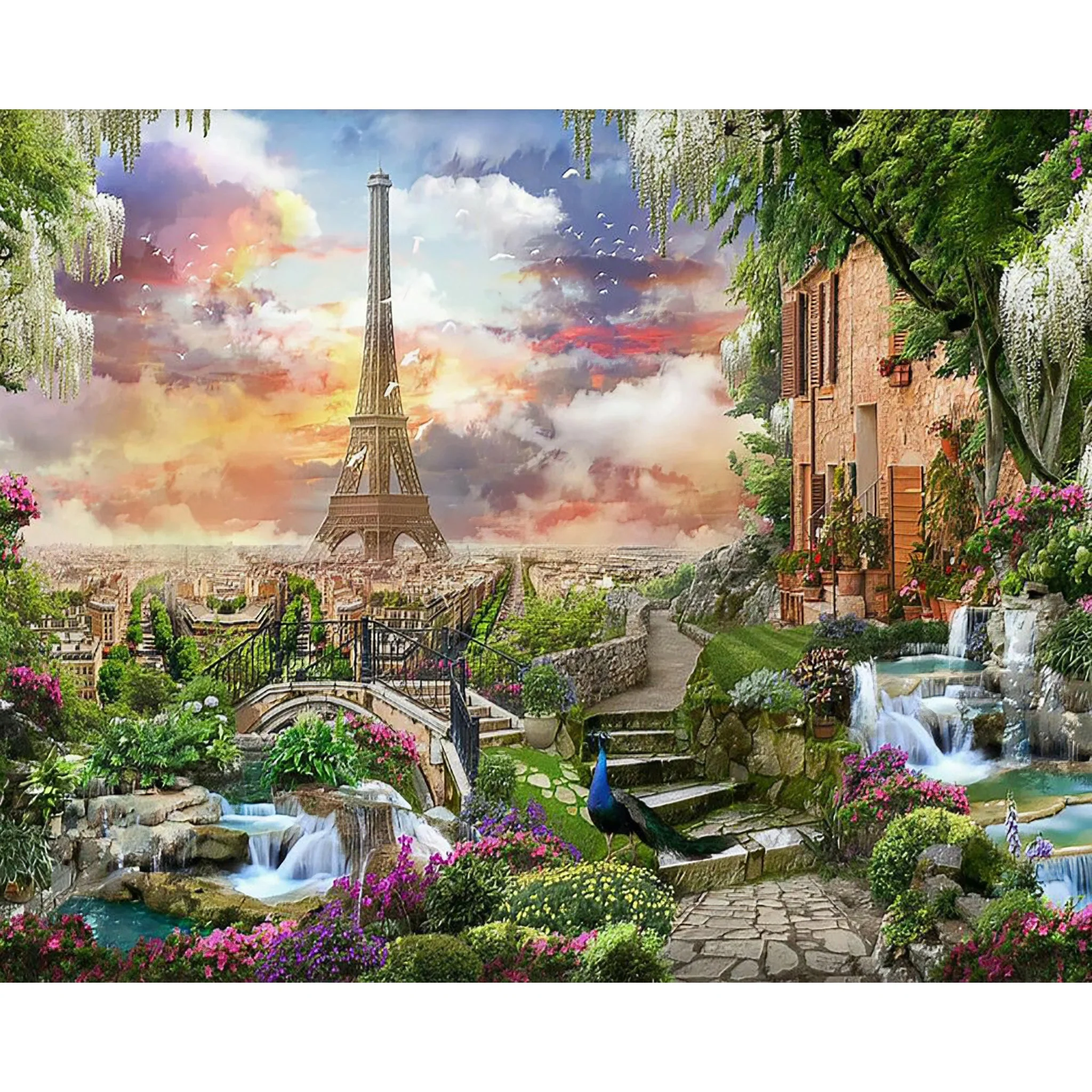 Eiffel Tower View | Diamond Painting - Image 2