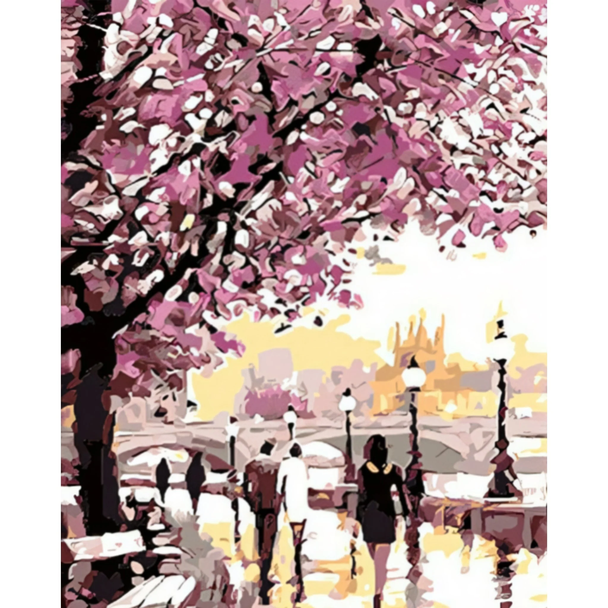 Abstract City Life | Diamond Painting - Image 2