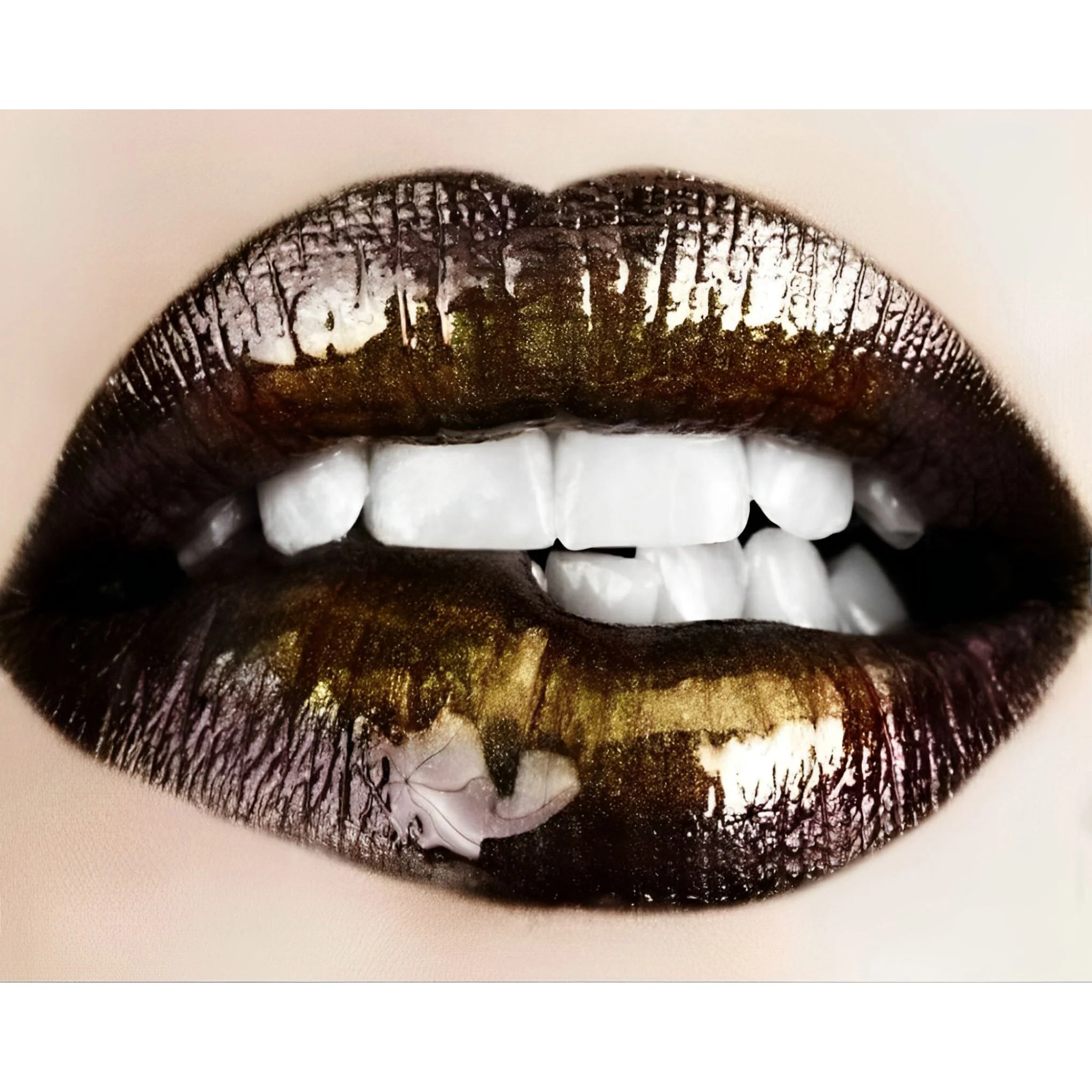 Black & Gold Lips | Diamond Painting - Image 2