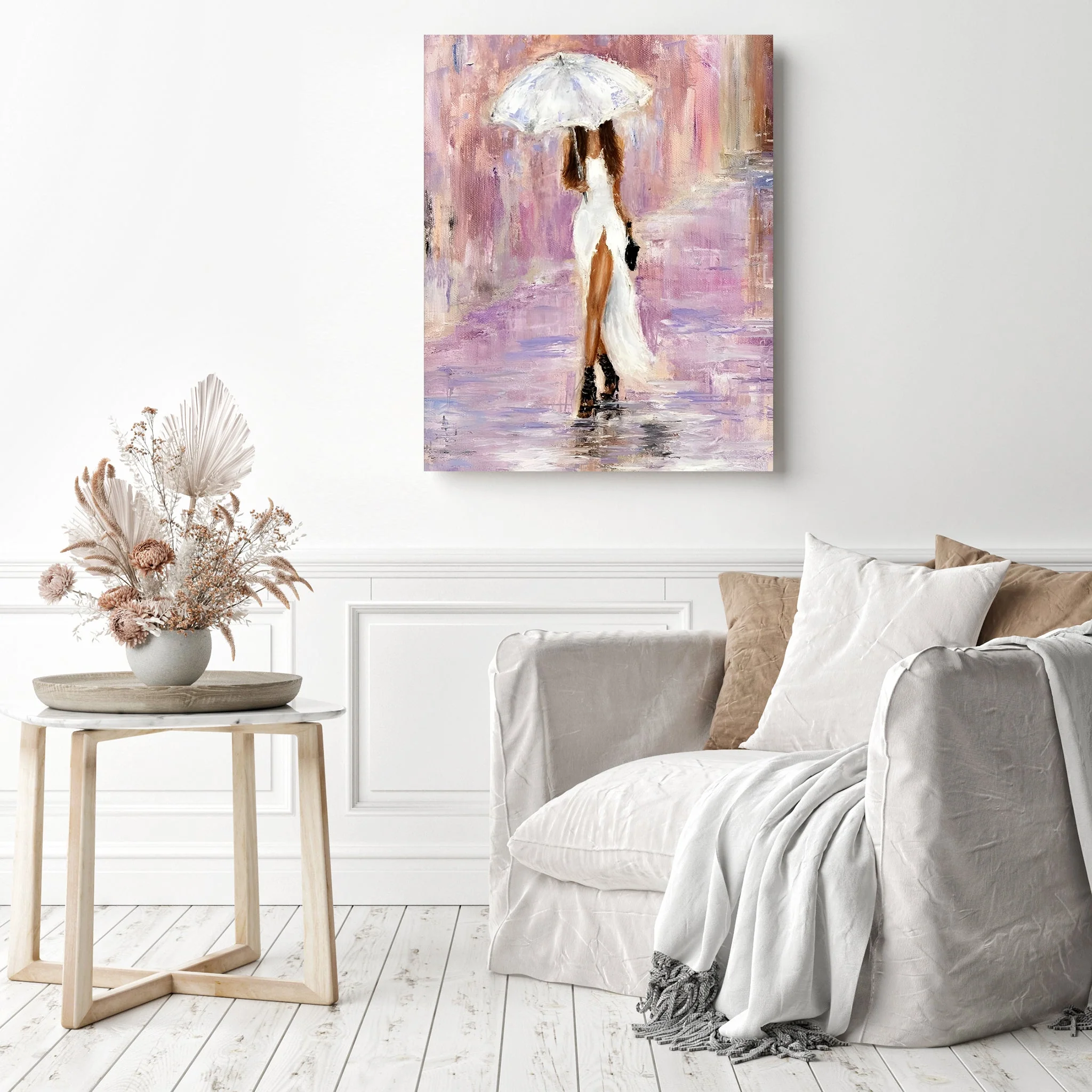 The Bridesmaid Under the Rain | Diamond Painting - Image 3