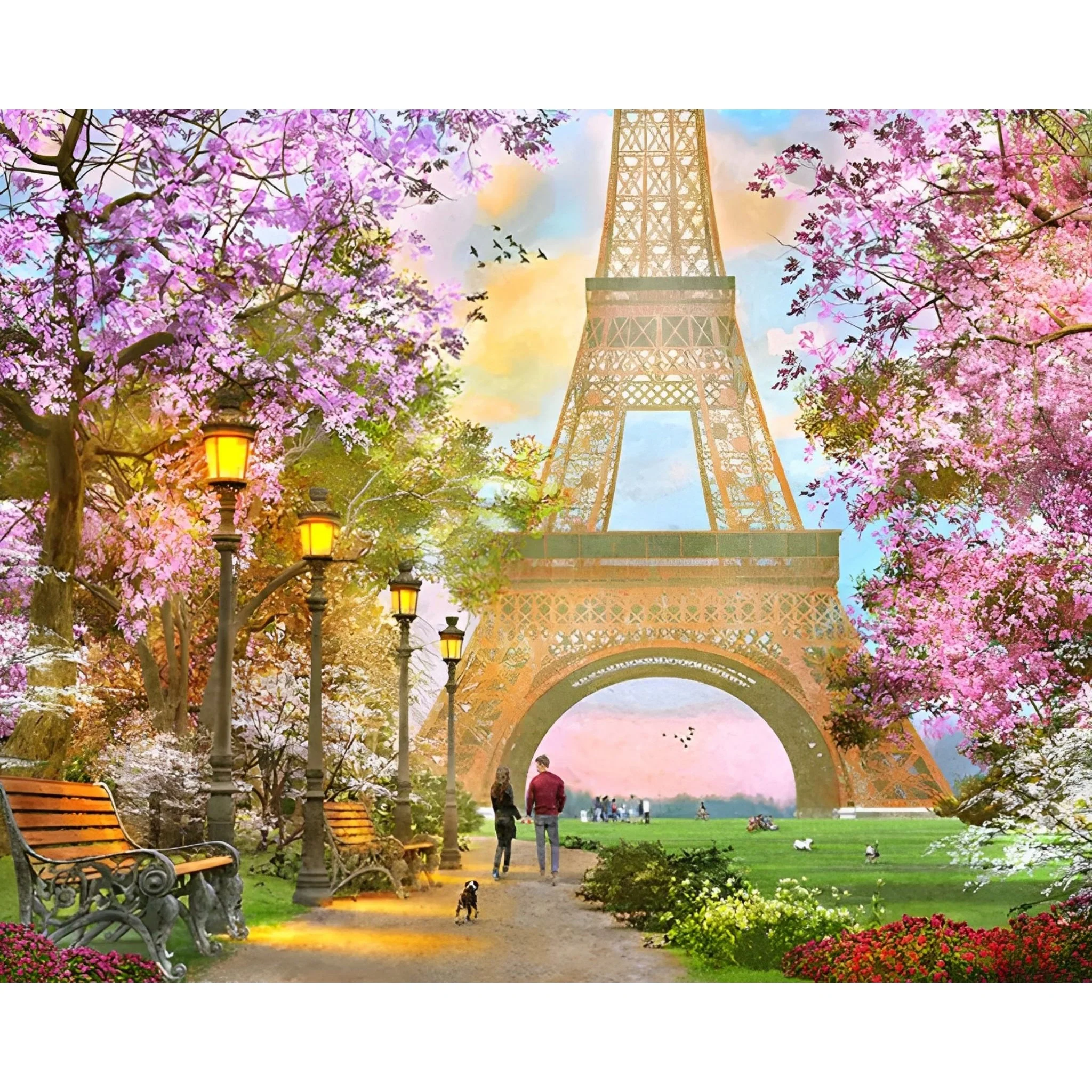 Romantic Eiffel Tower | Diamond Painting - Image 2