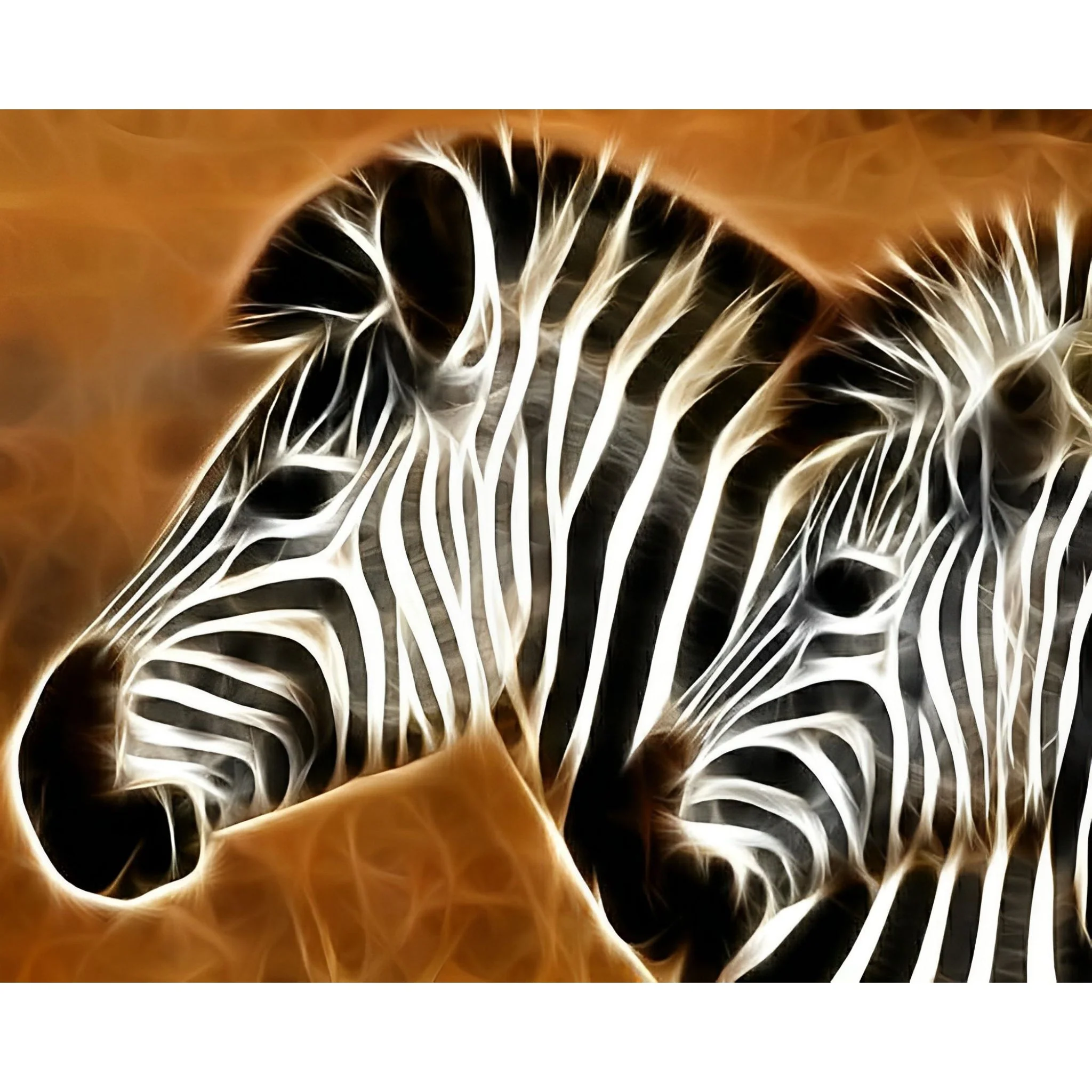 Chasing Zebras | Diamond Painting - Image 2