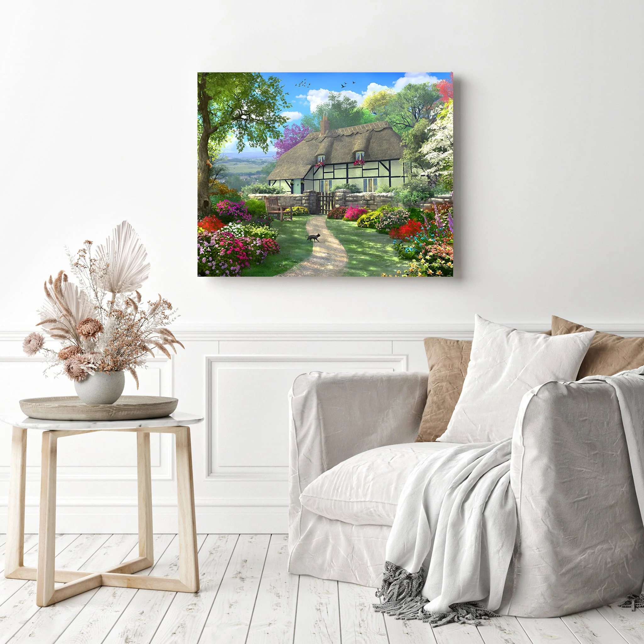 Spring Cottage | Diamond Painting - Image 3