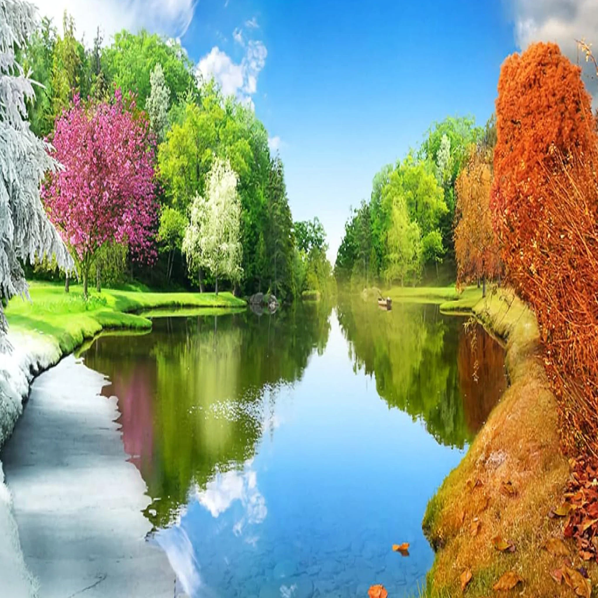 Seasons Reflections | Diamond Painting - Image 2