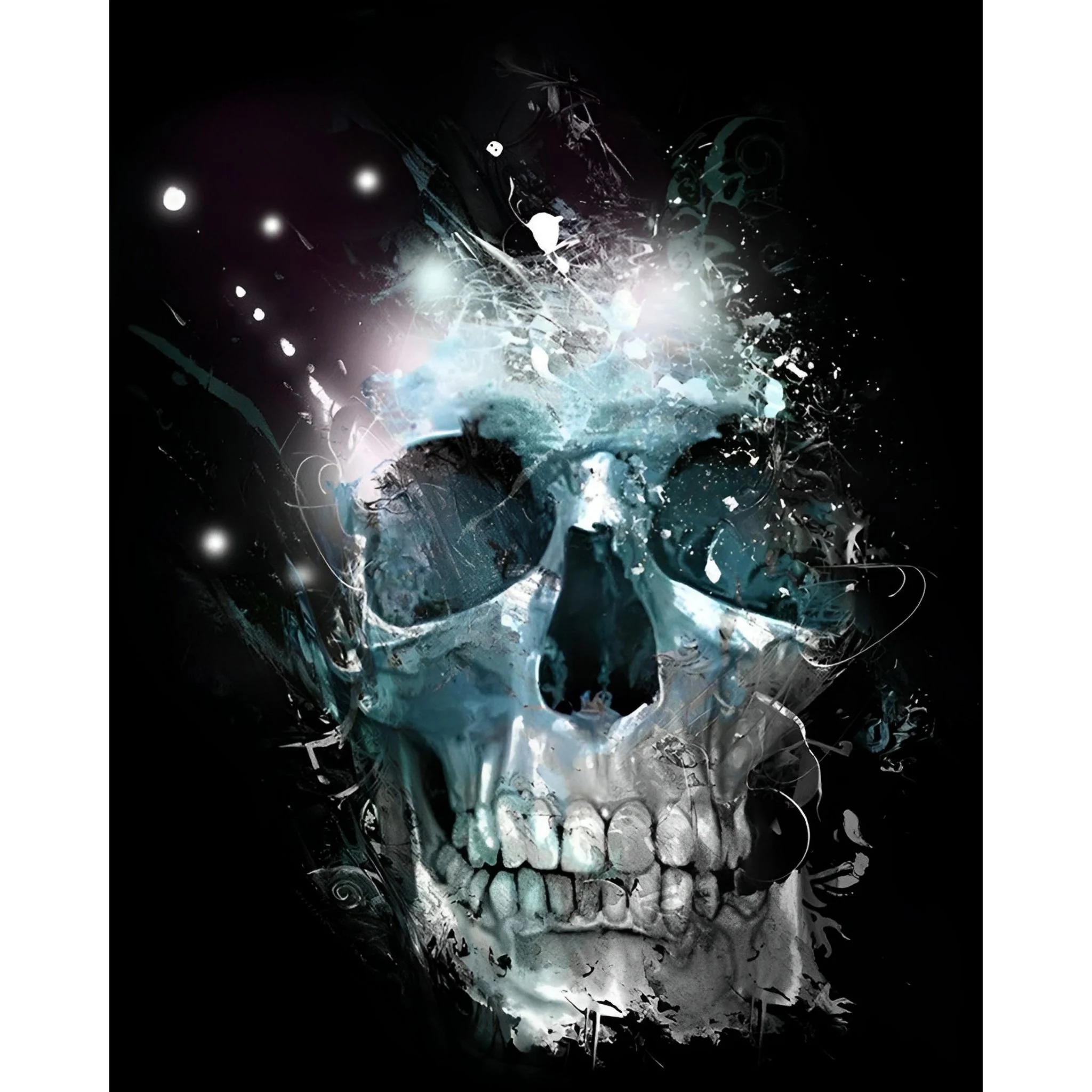 Shimmering Skull | Diamond Painting - Image 2