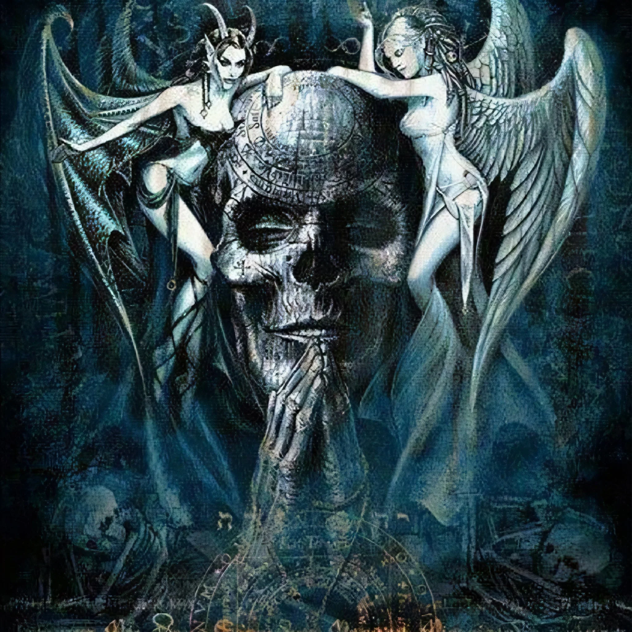 Demons and Skull | Diamond Painting - Image 2