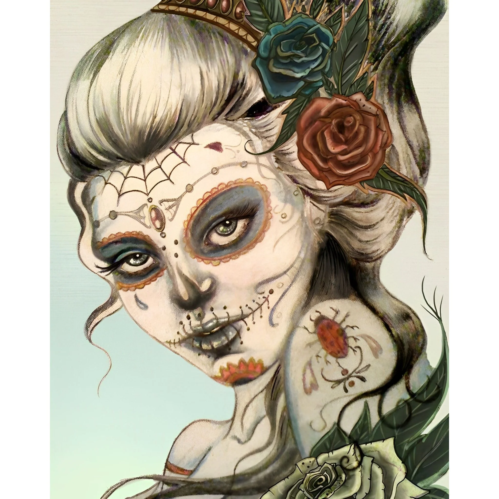 Sugar Skull Maiden | Diamond Painting - Image 2